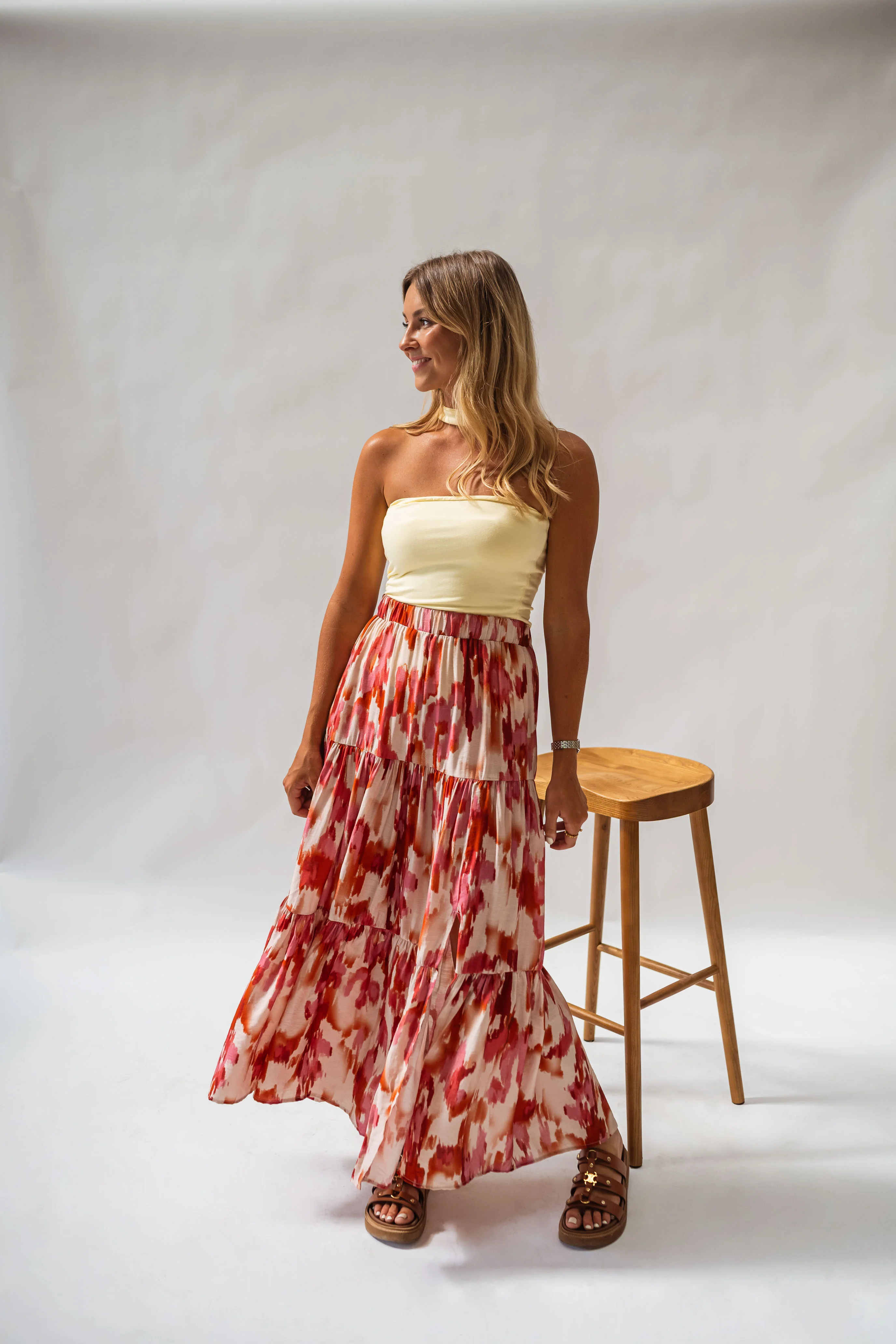 Jupe Nunza - rouge à motifs - Image 4