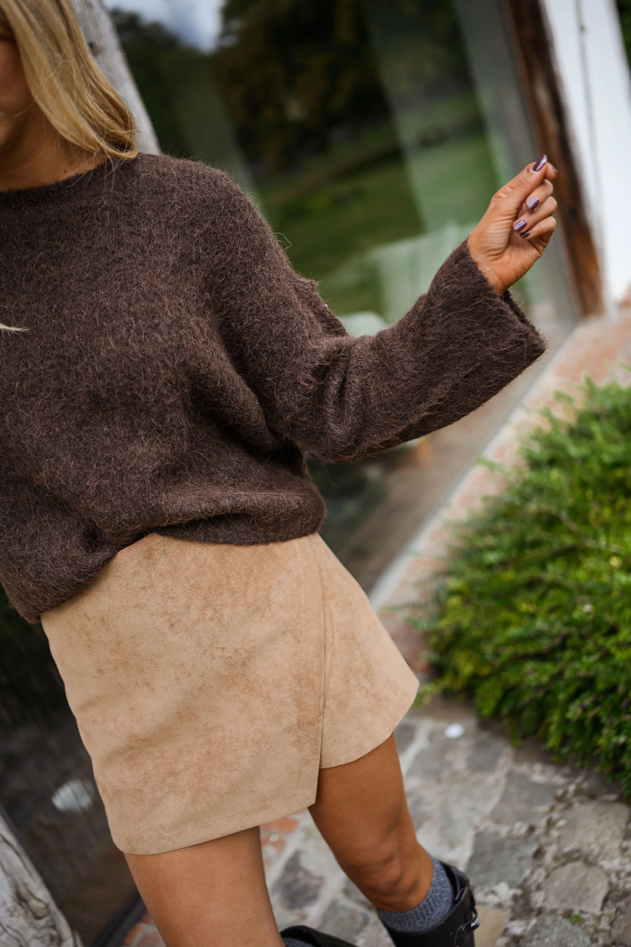 Jupe-short Emma - camel - Image 2