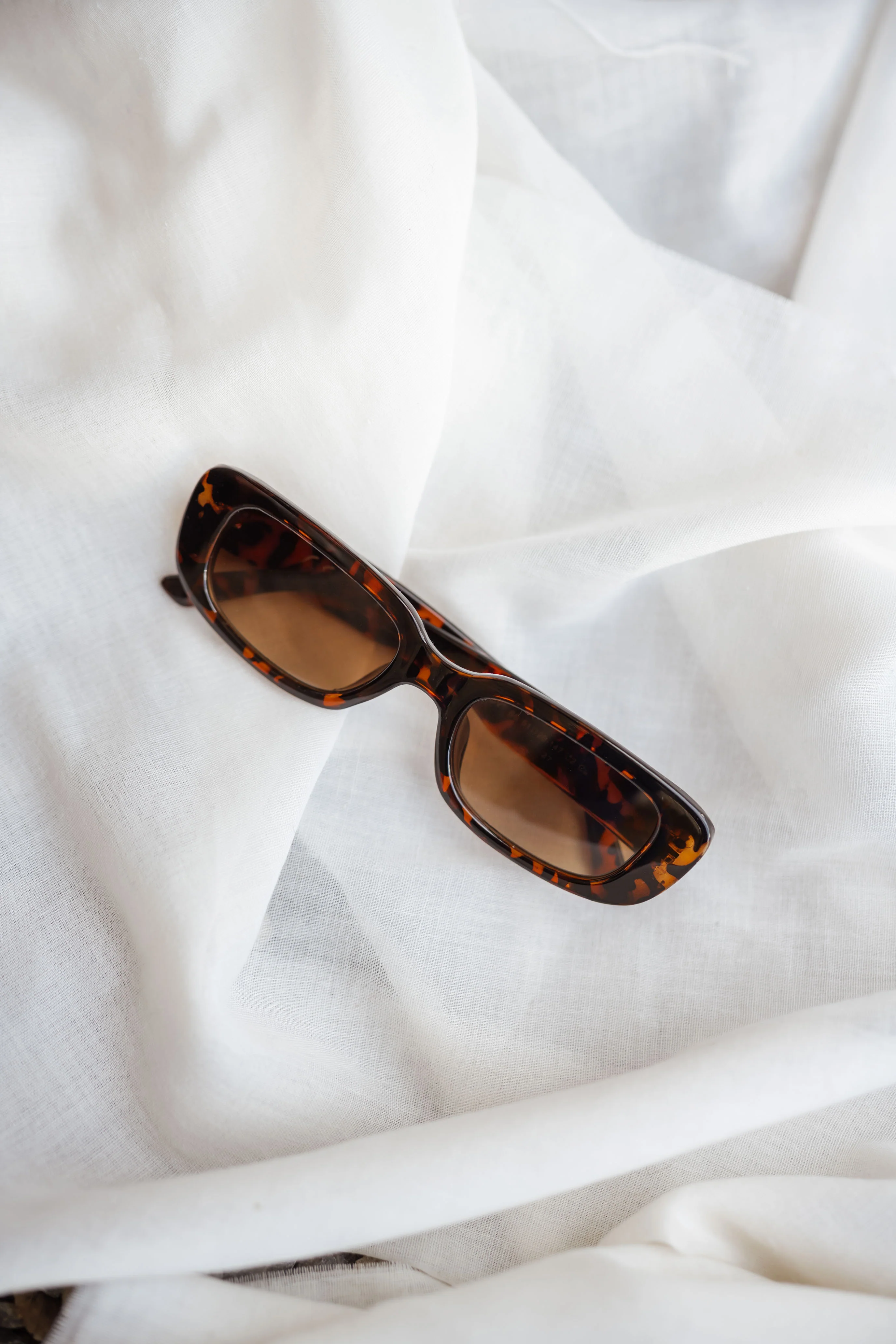 Lunettes de soleil Lainy - à écailles brunes - Image 5