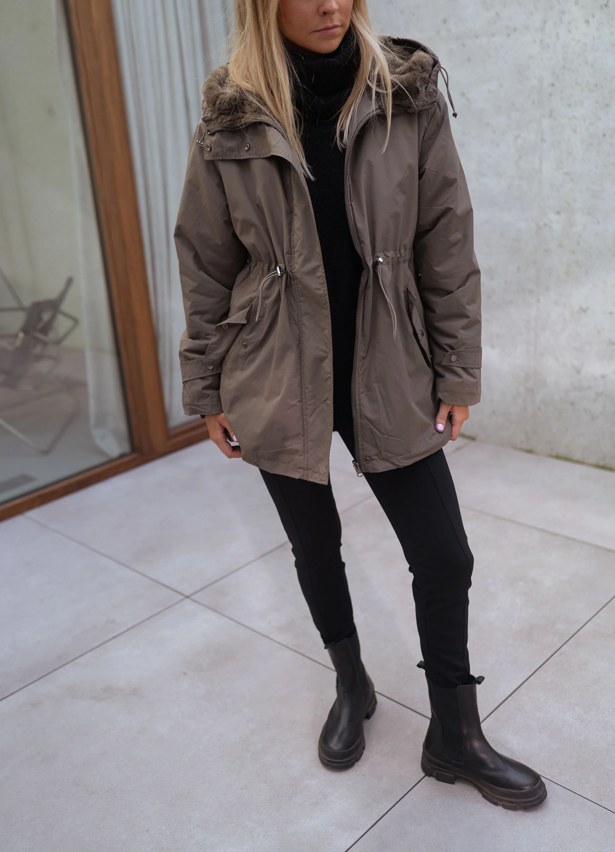 Manteau Clovis - kaki - Image 17