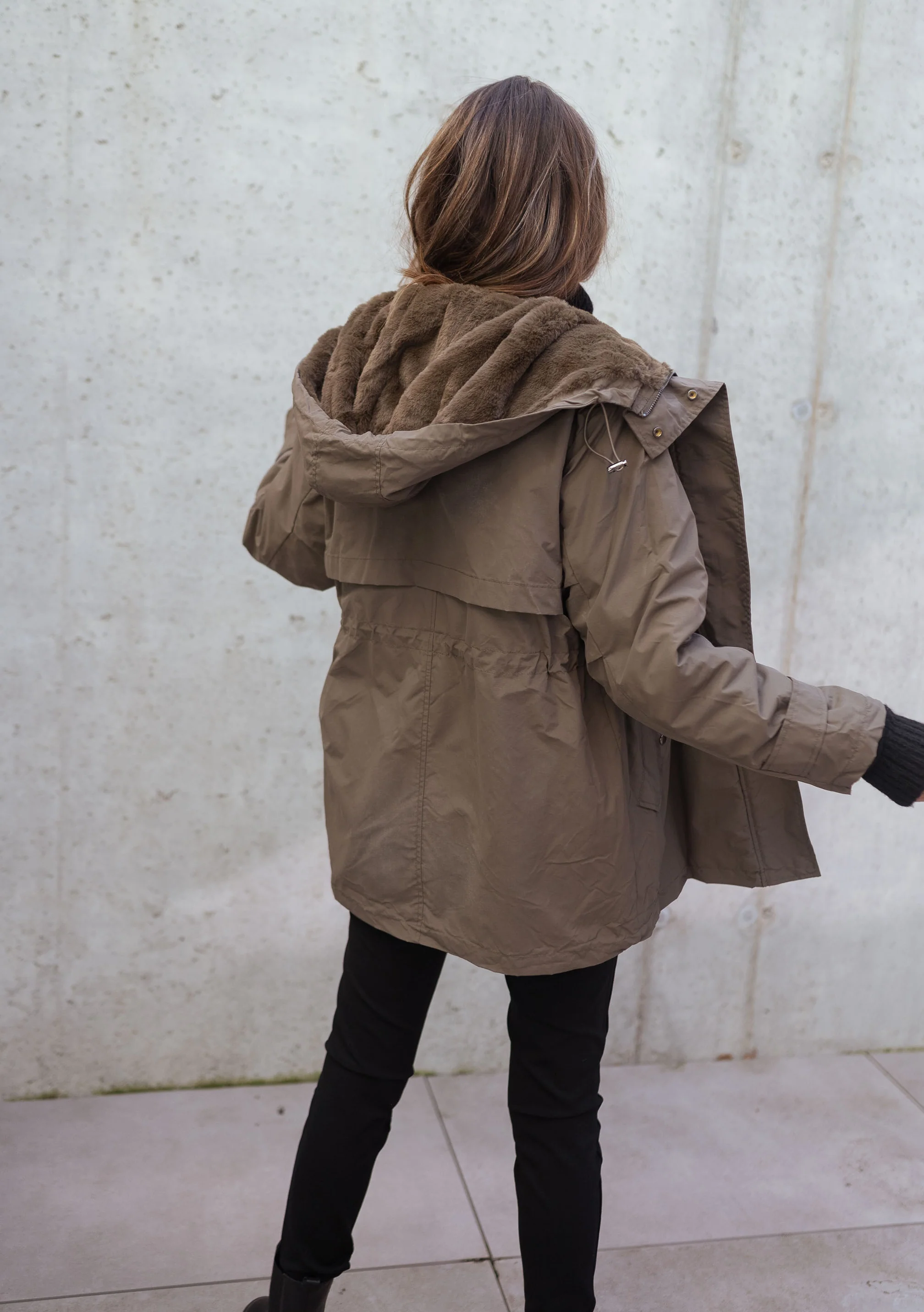 Manteau Clovis - kaki - Image 4