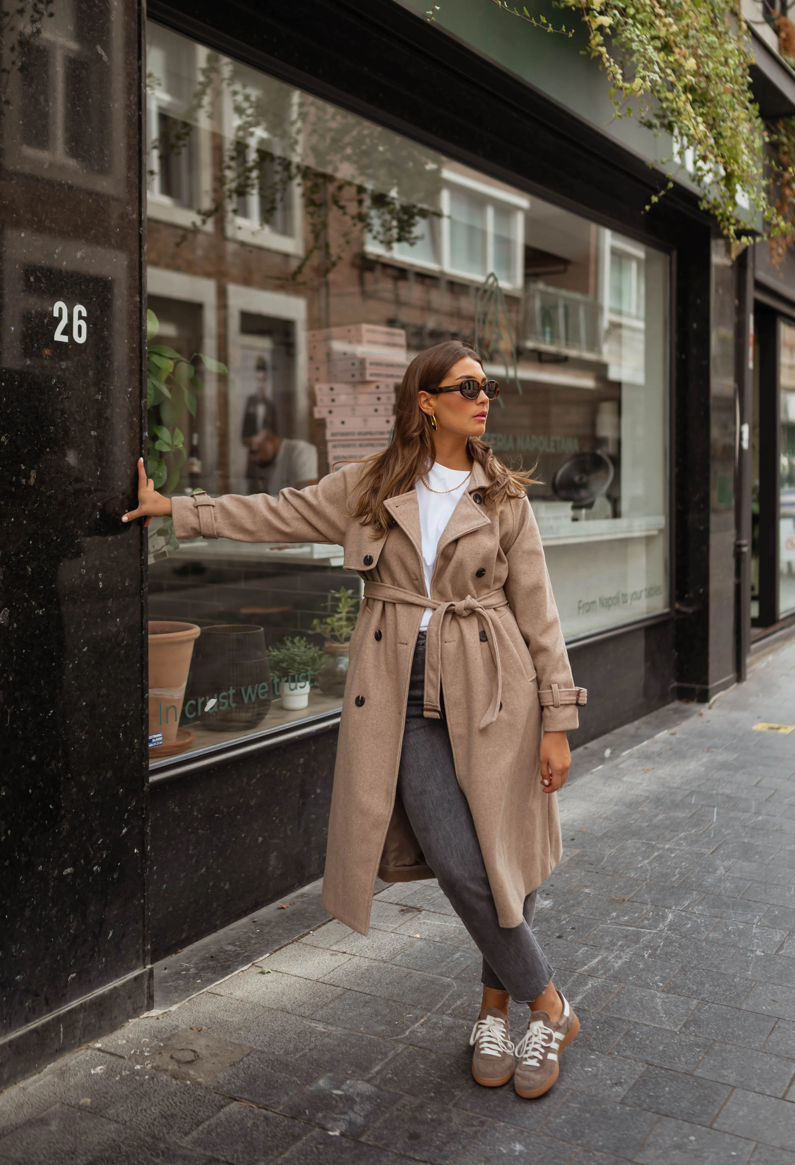 Manteau Jannah - taupe - Image 9