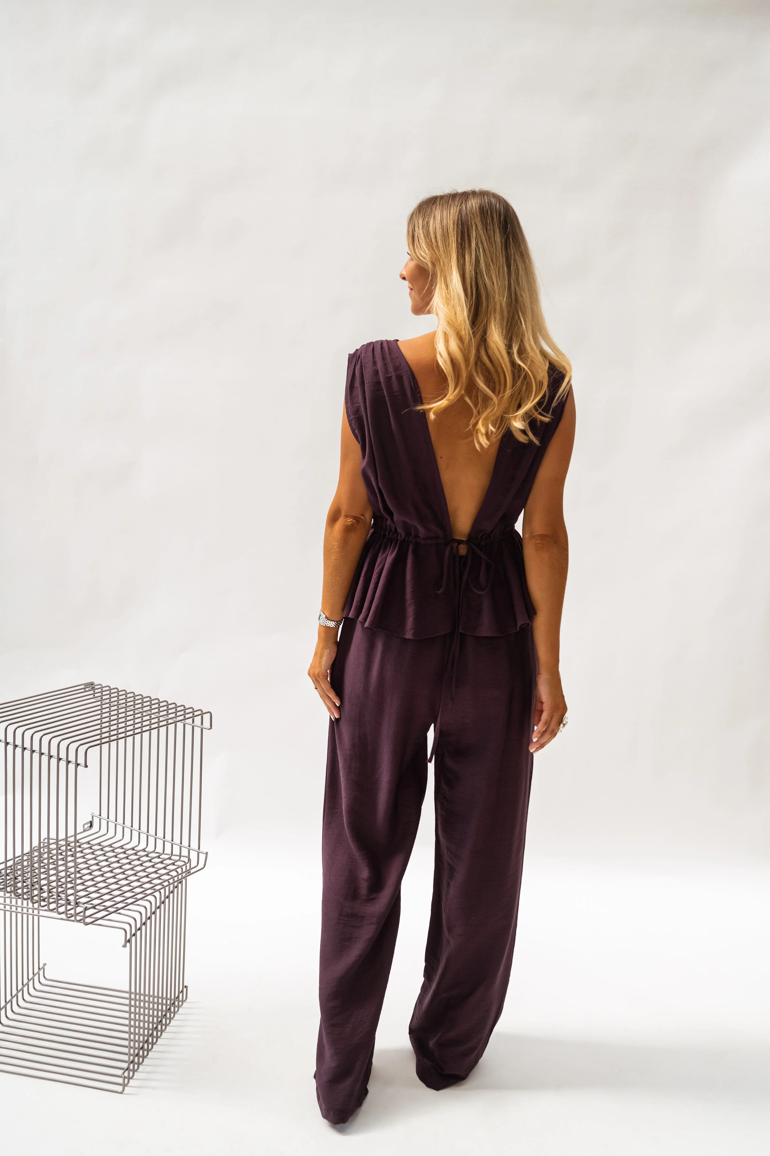 Pantalon Chase - mauve - Image 4