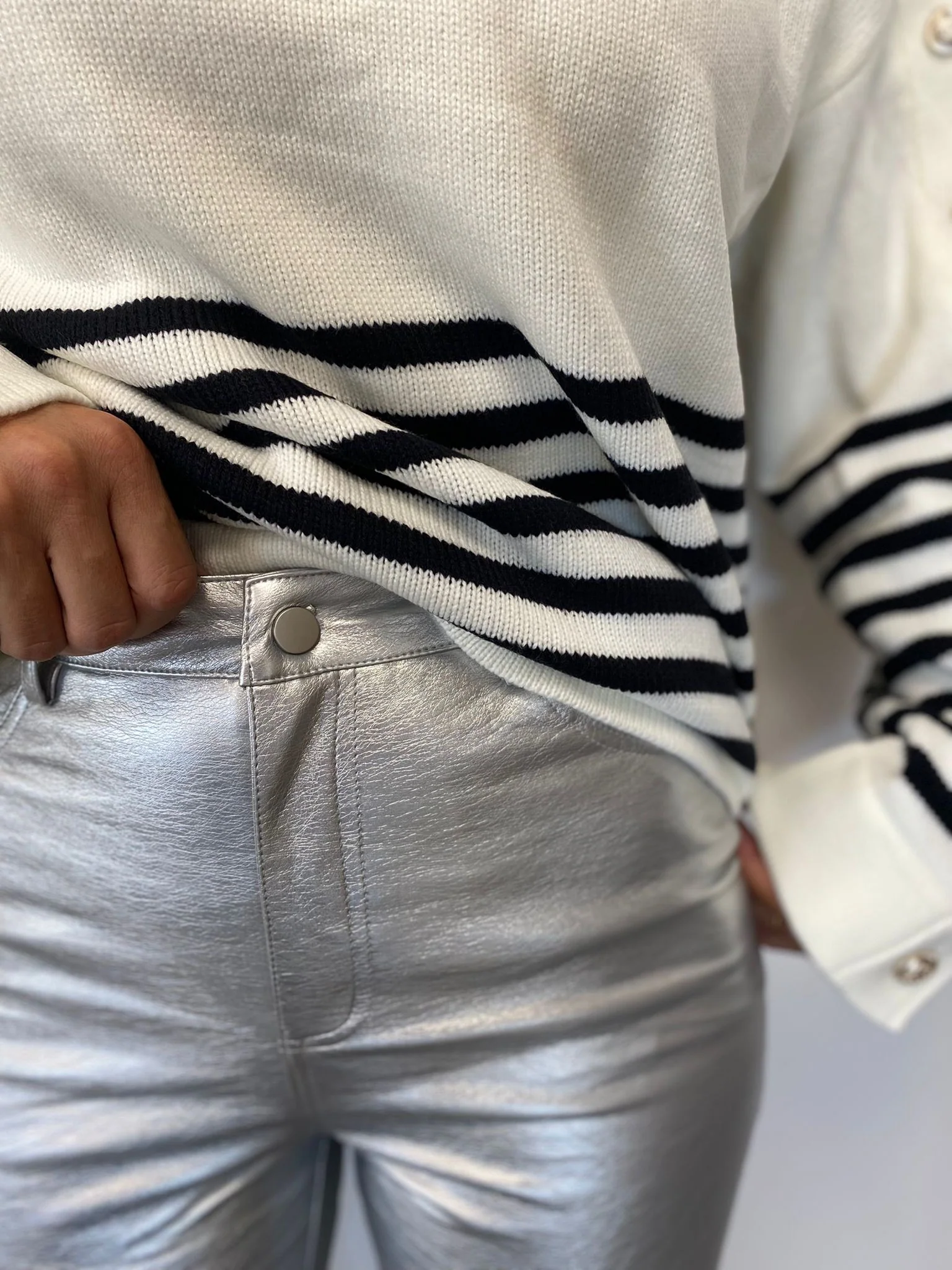 Pantalon Lotti - argenté - Image 3
