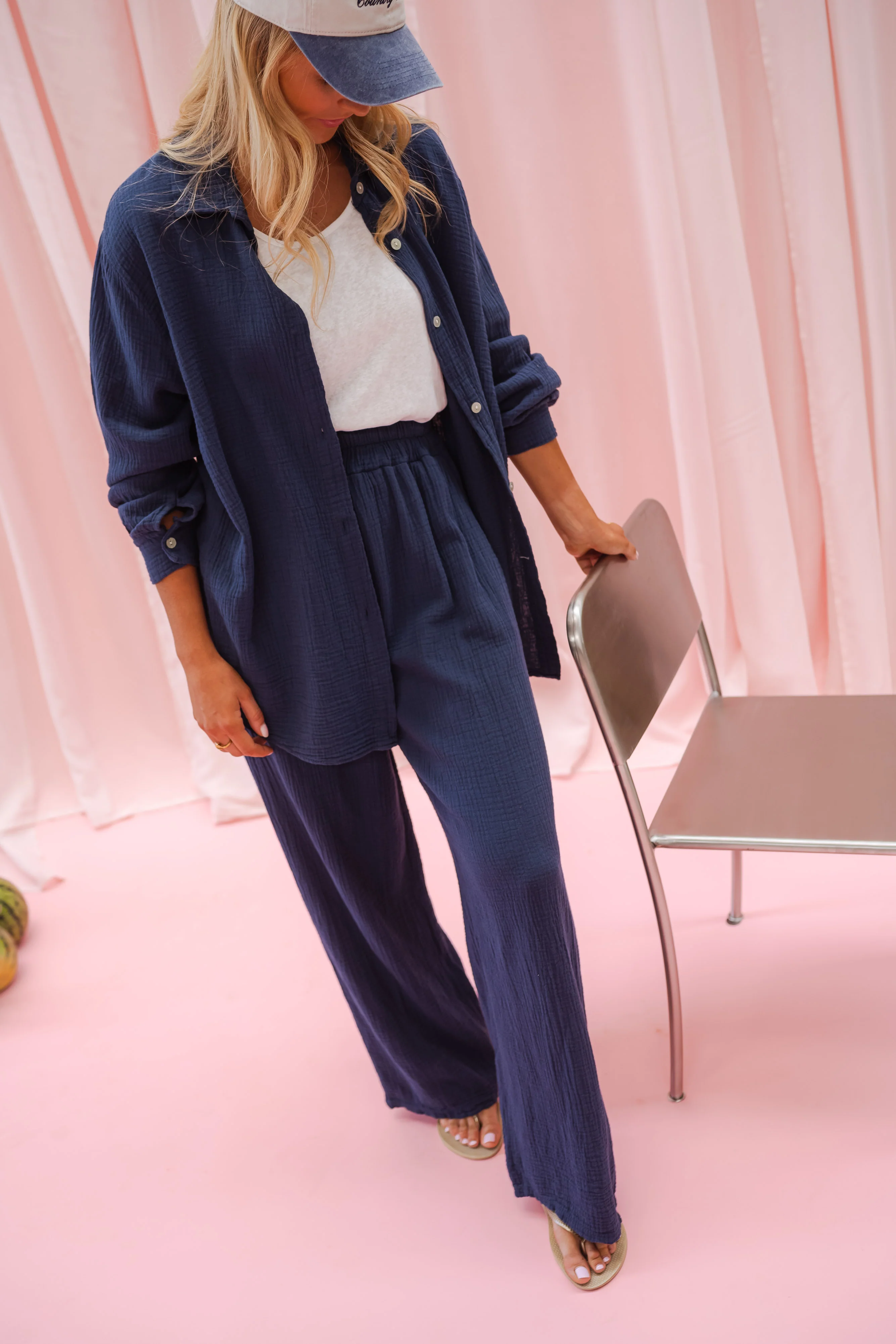 Pantalon Milly - bleu nuit - Image 5