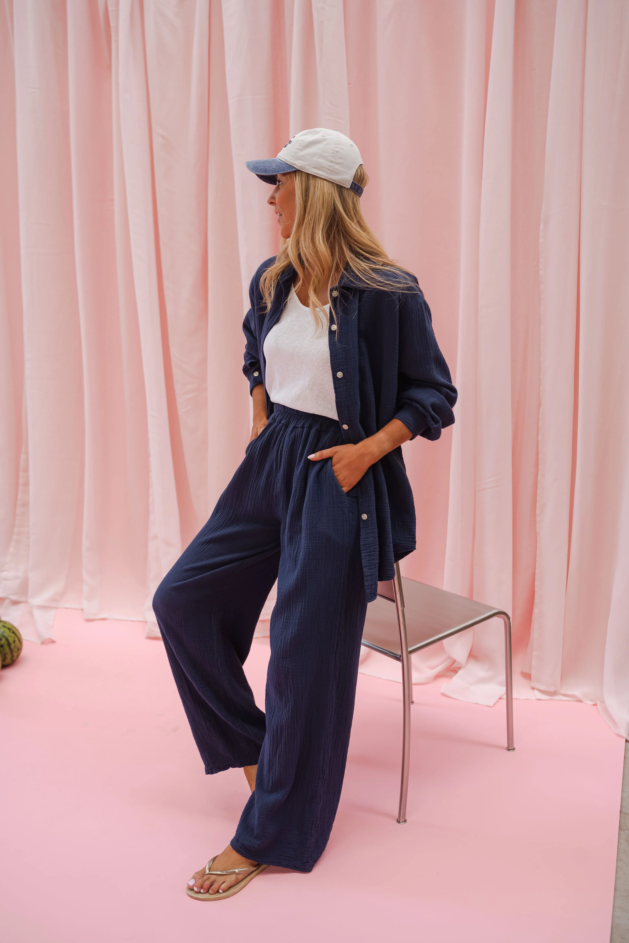 Pantalon Milly - bleu nuit - Image 6