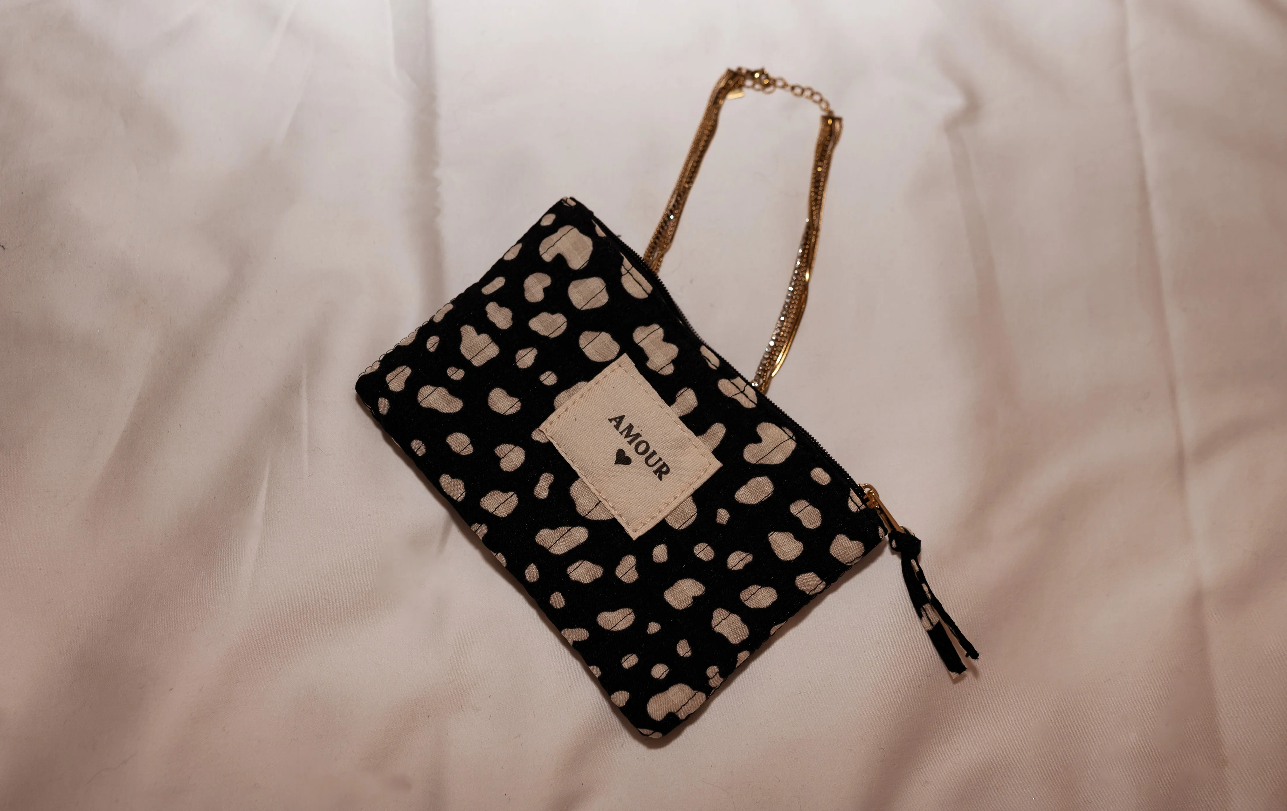 Pochette Amy - noire à tâches - Image 5