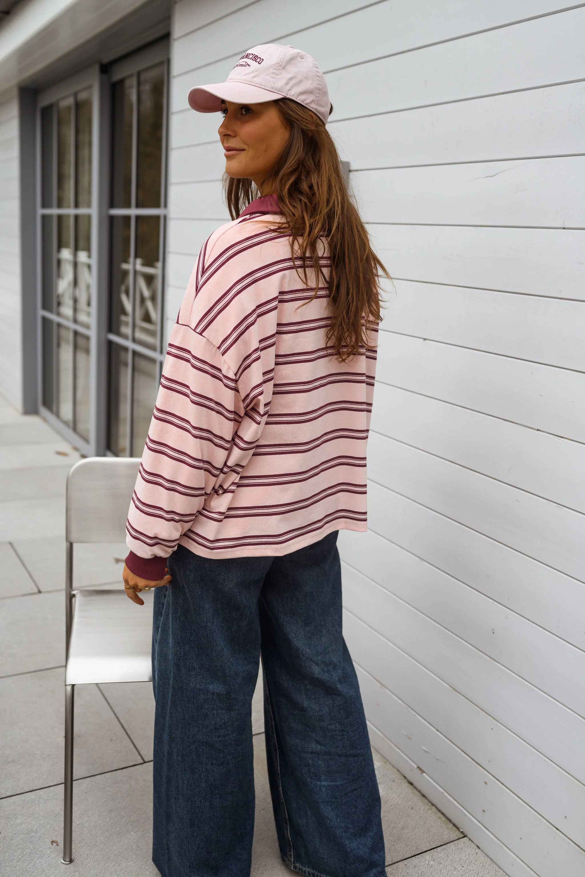 Polo Amilia - rose et bordeaux - Image 14