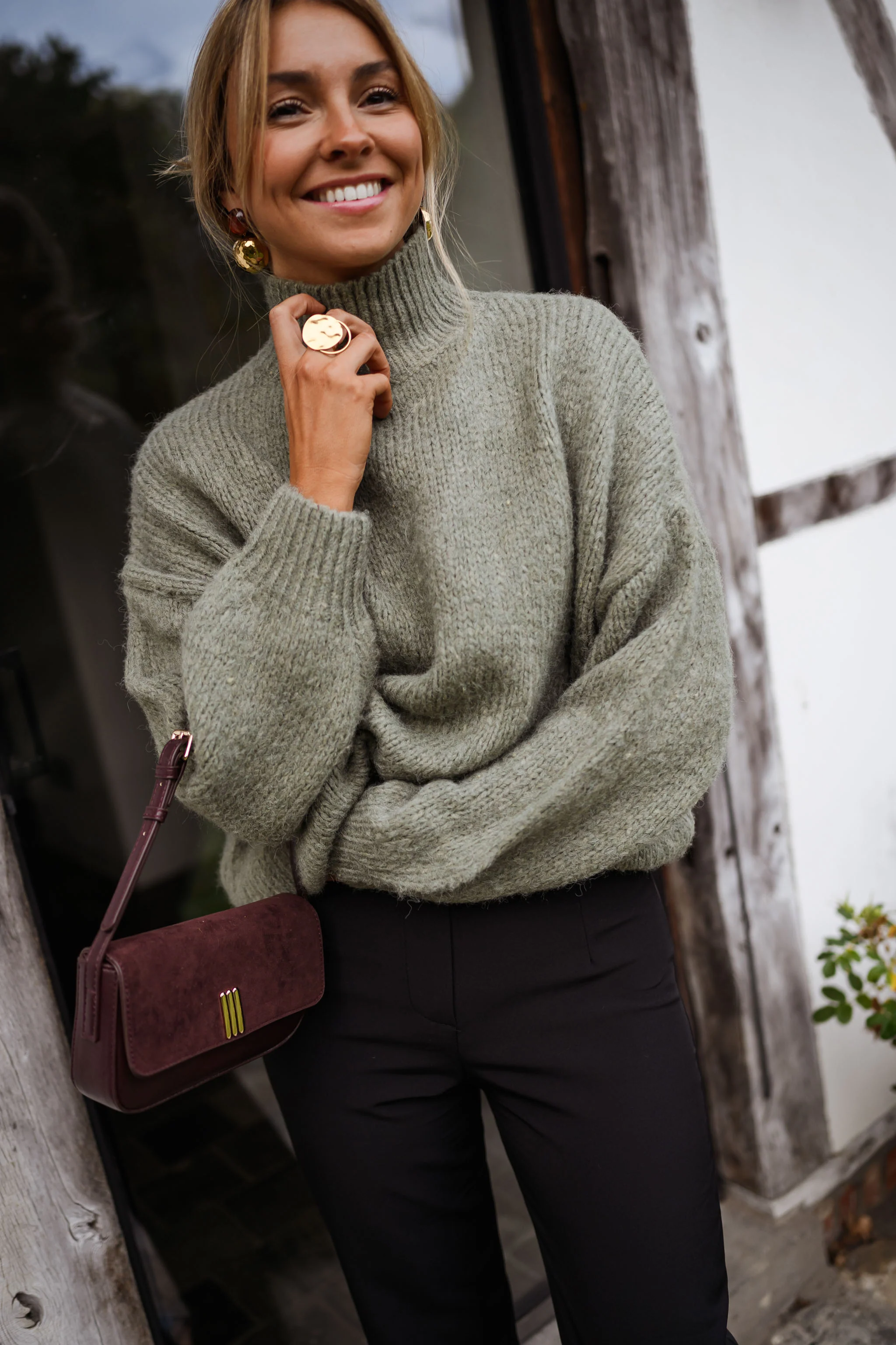 Pull Angèle - kaki - Image 11