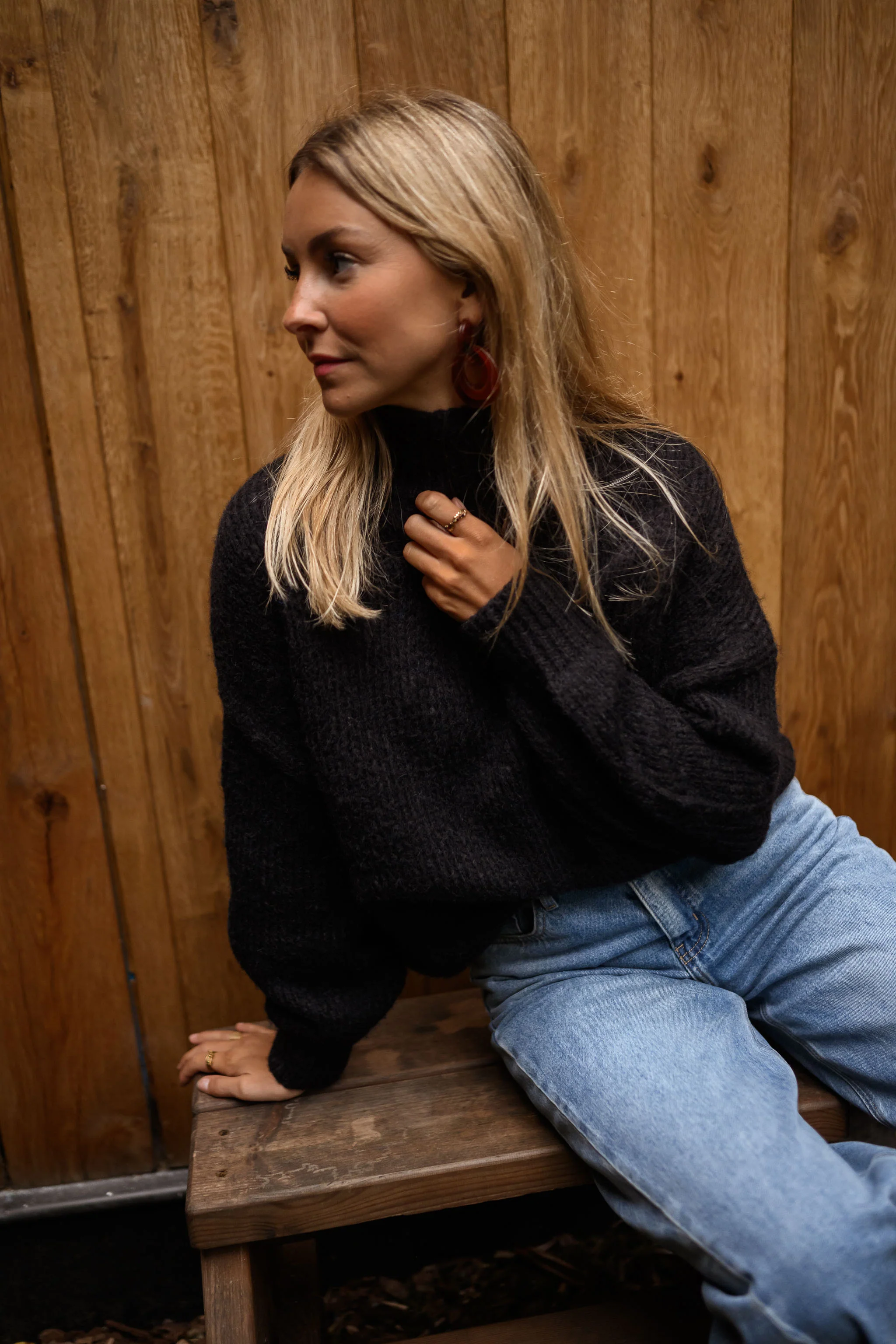 Pull Angèle - noir - Image 5
