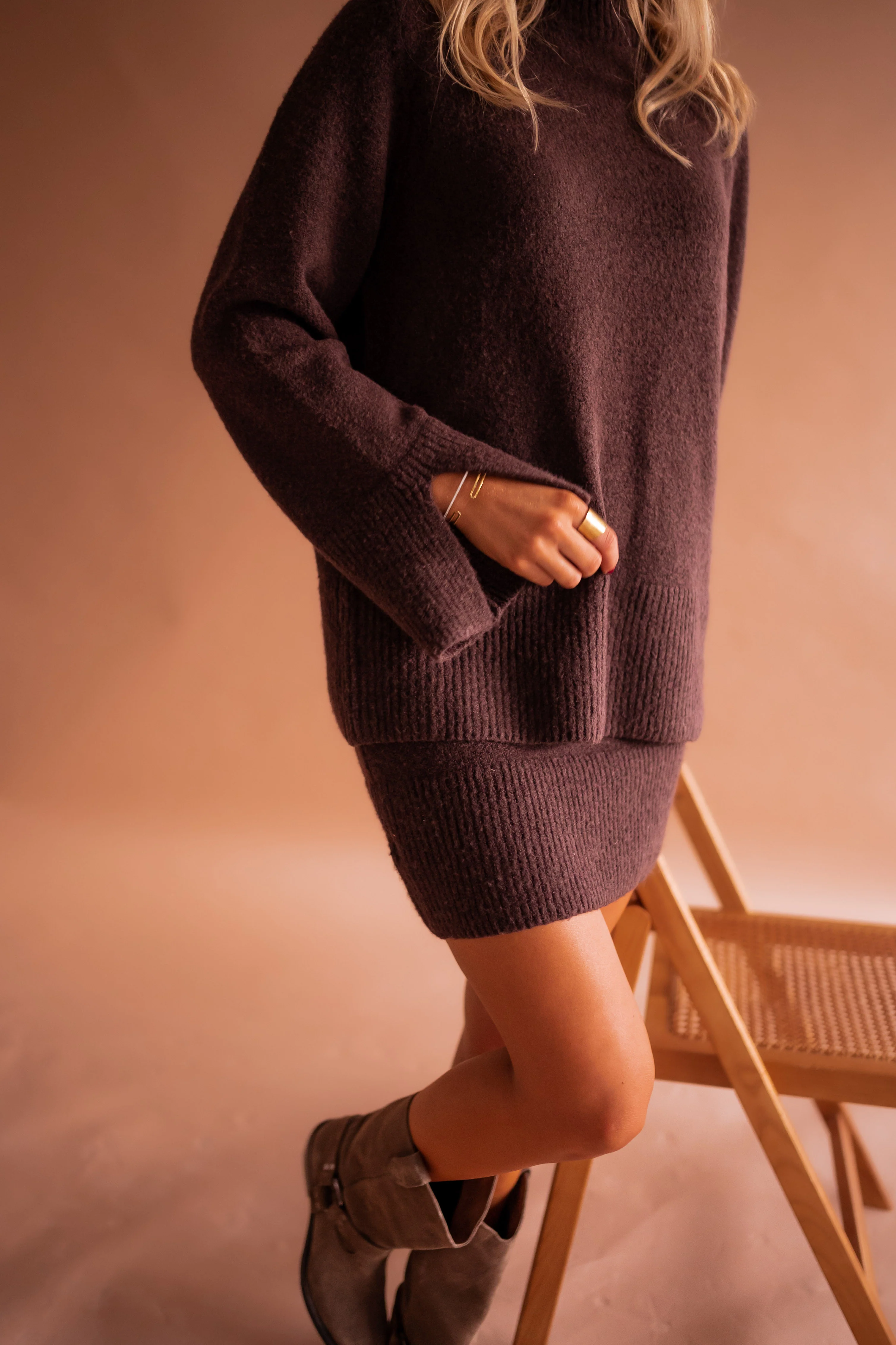 Pull Aurele - chocolat - Image 8