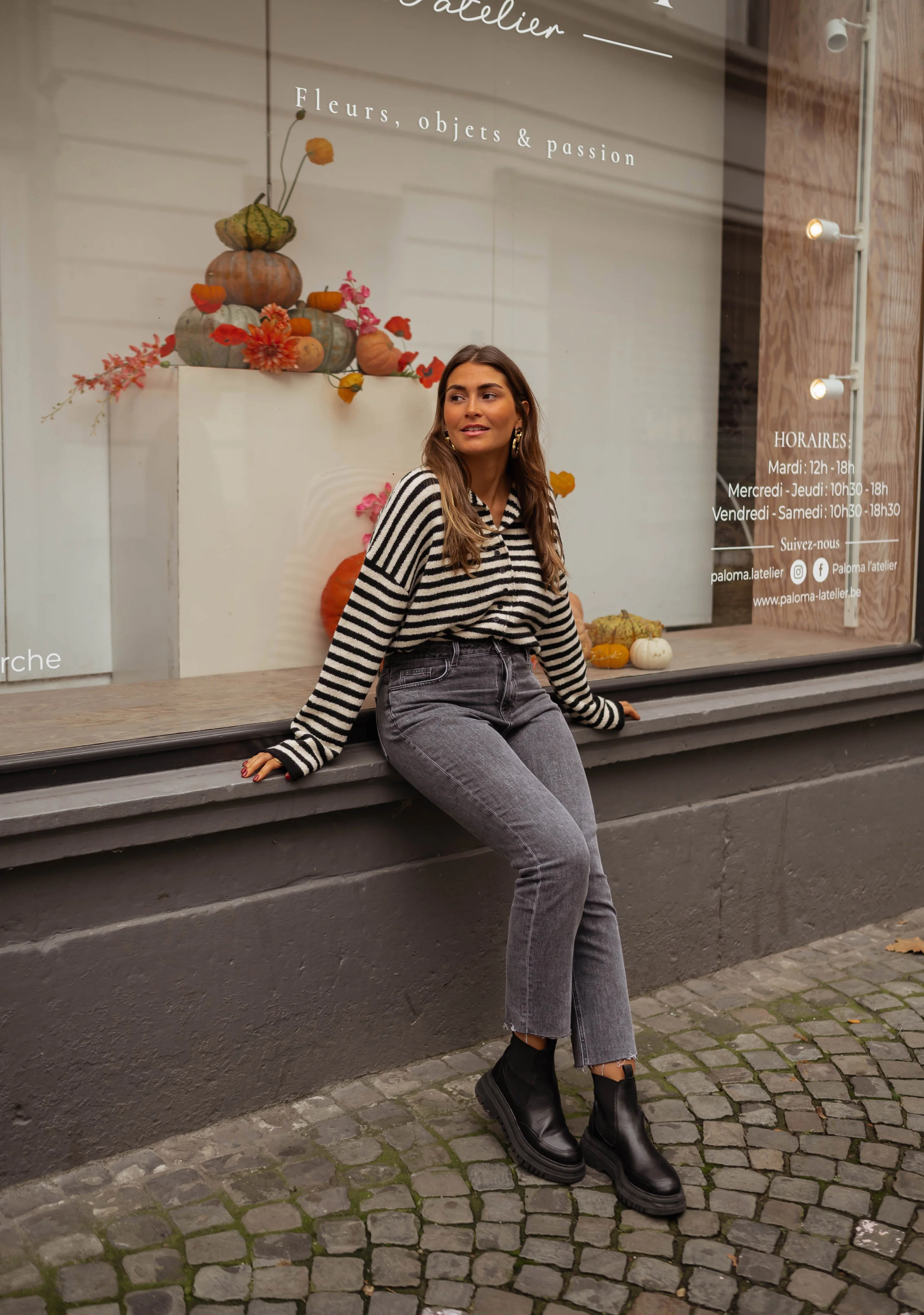 Pull Eliana - noir et écru - Image 6