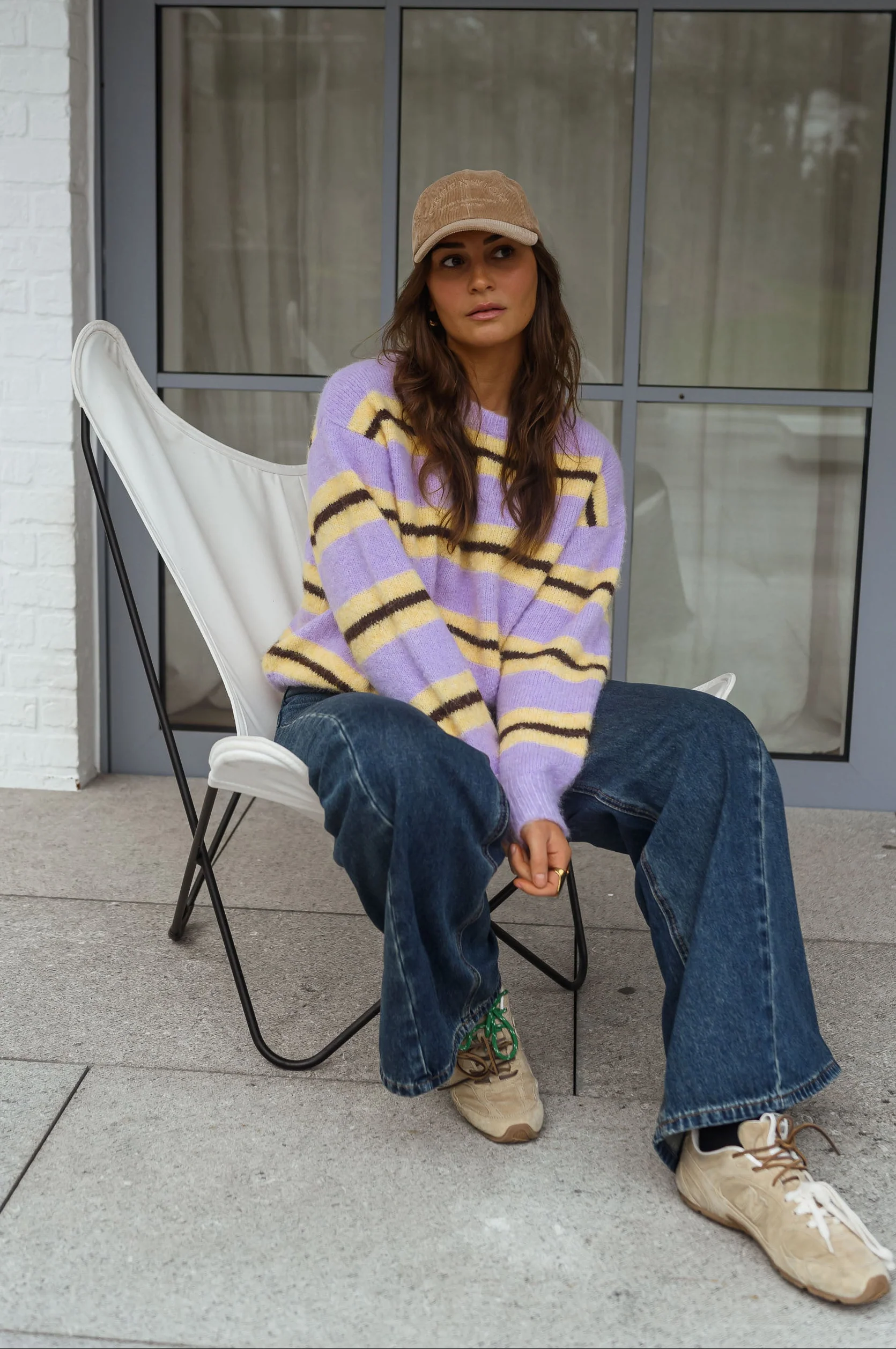 Pull Esma - jaune à lignes - Image 11