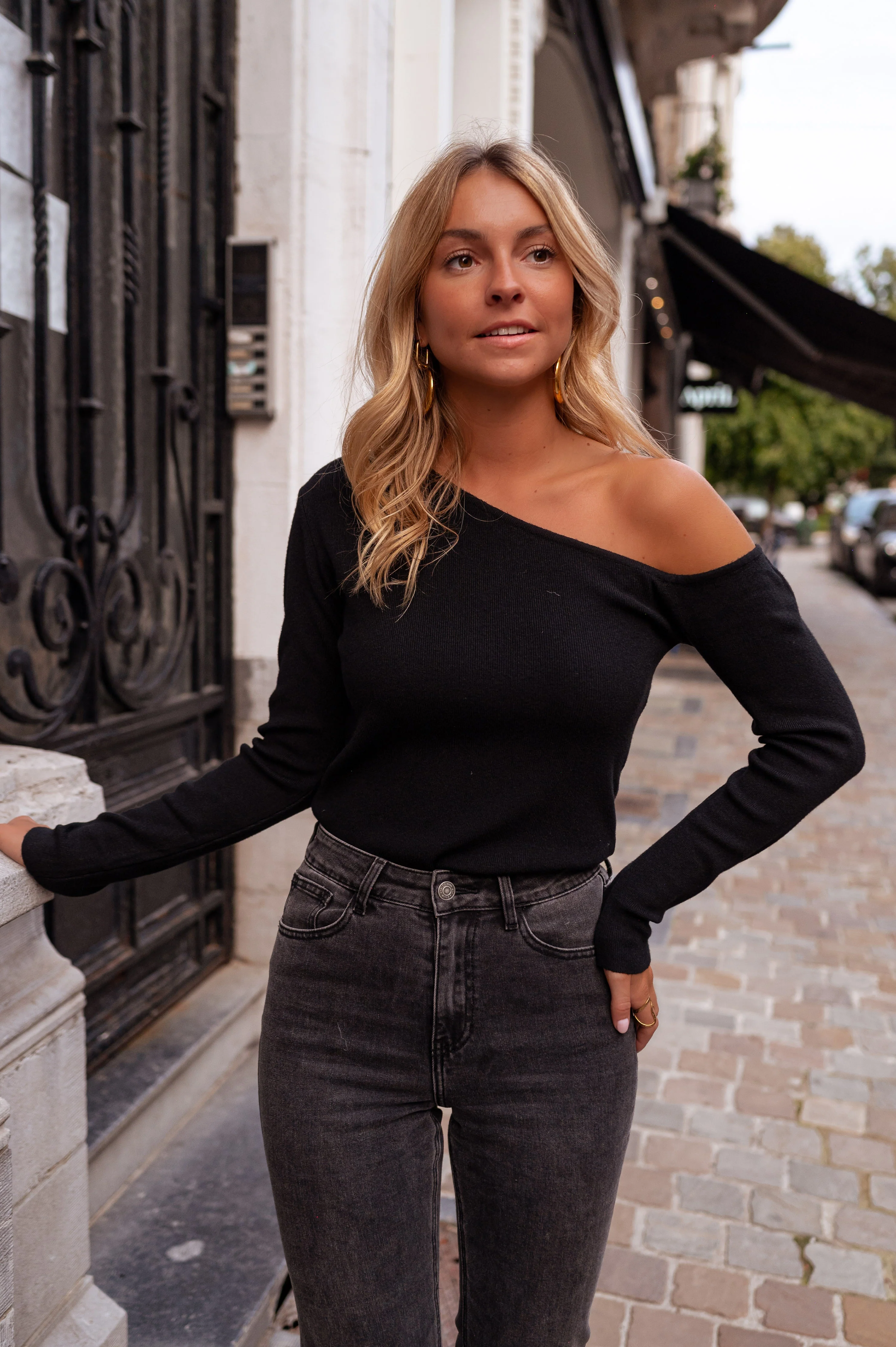 Pull fin Casper - noir - Image 2