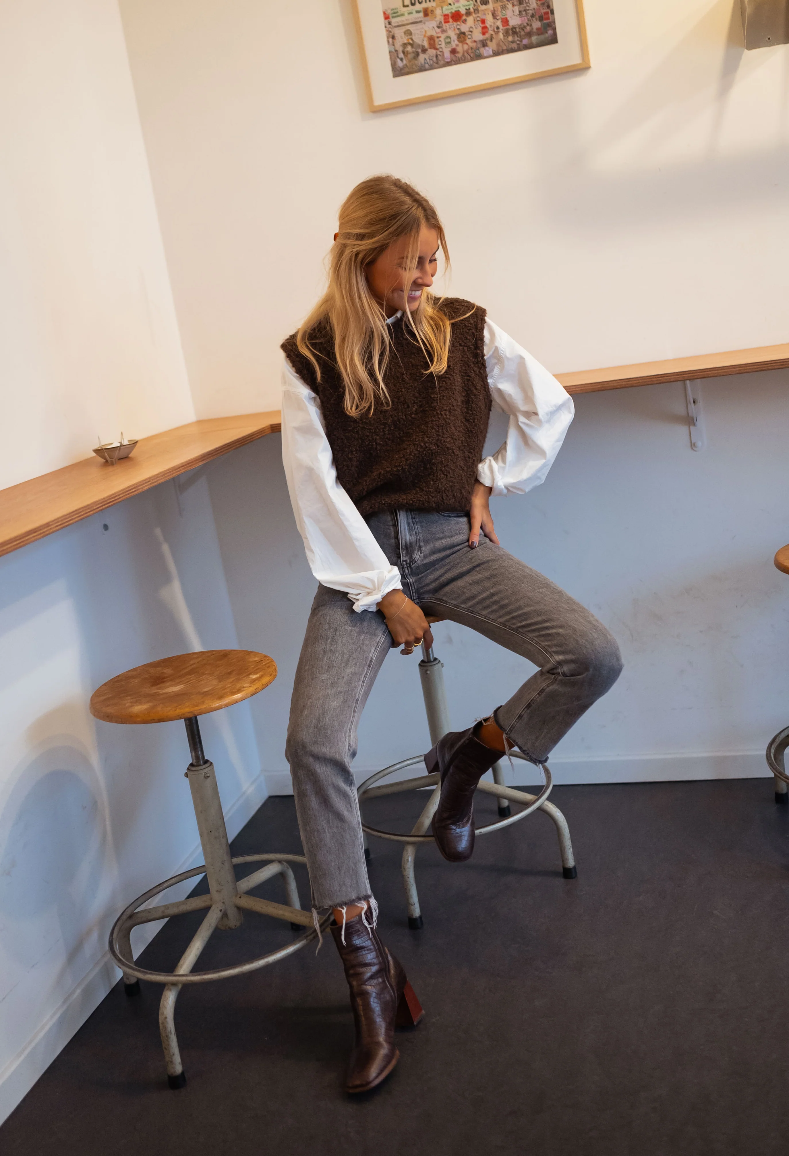 Pull Jaily - chocolat - Image 4