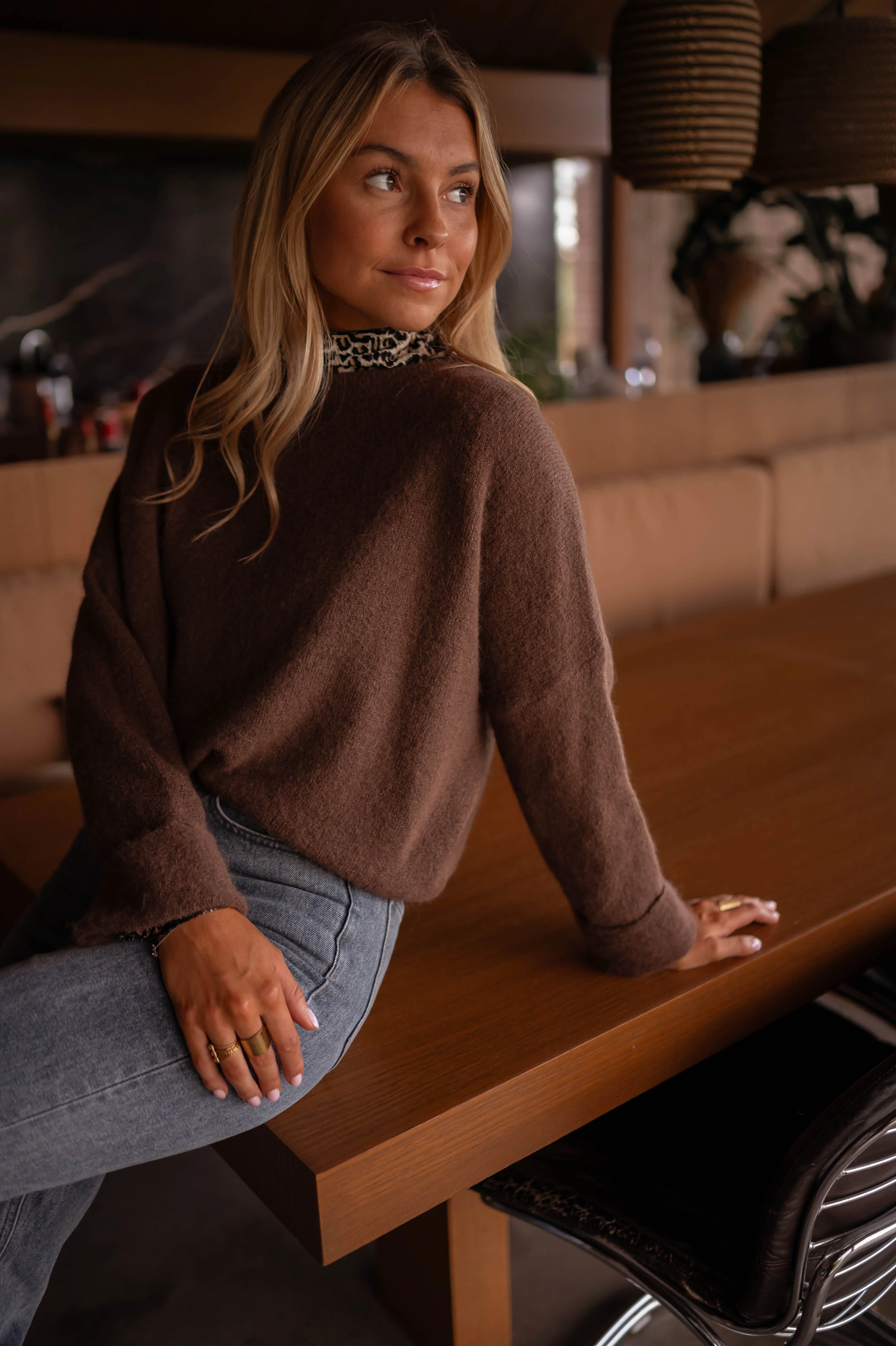Pull Jena - chocolat - Image 5