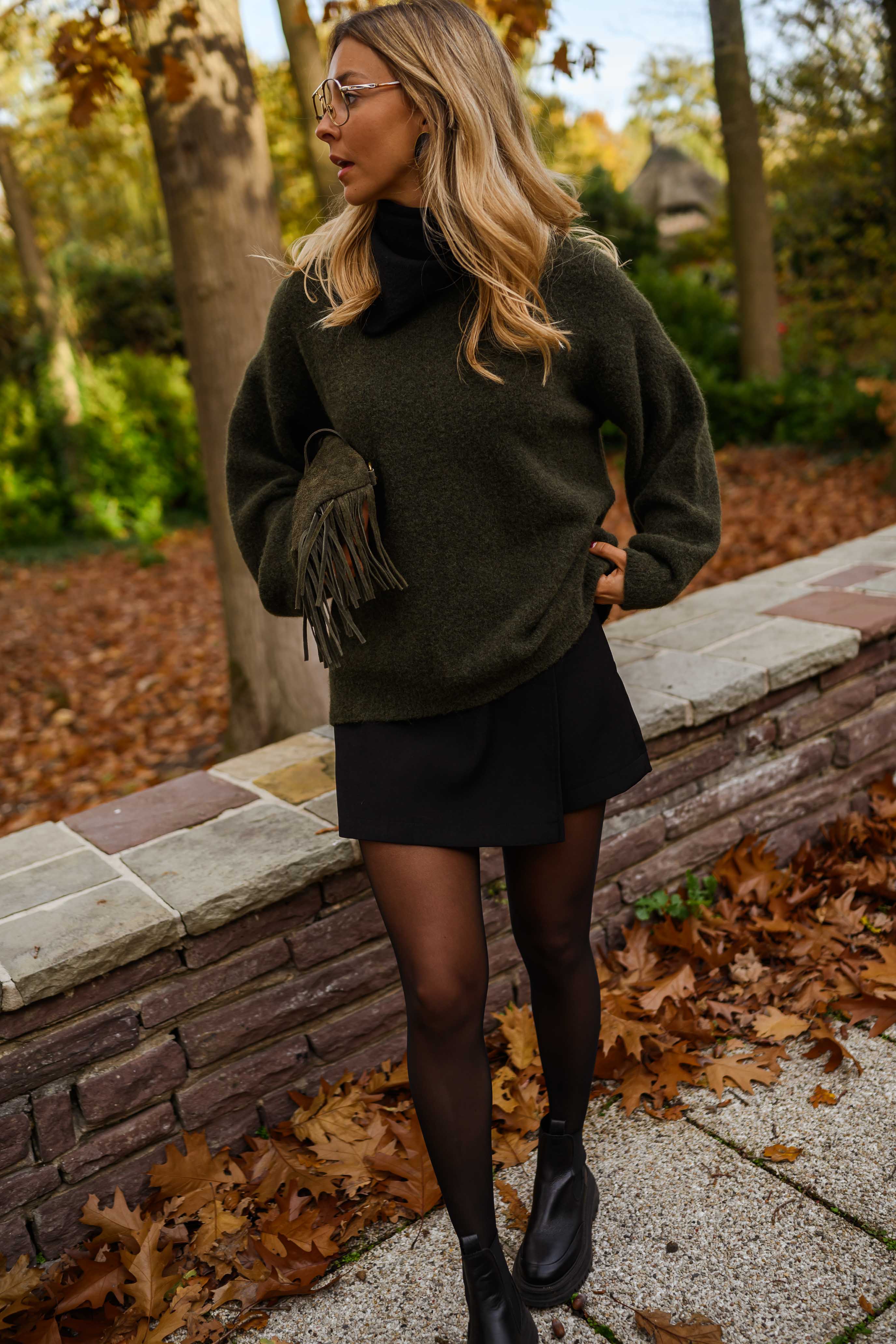 Pull Jutta - kaki - Image 8