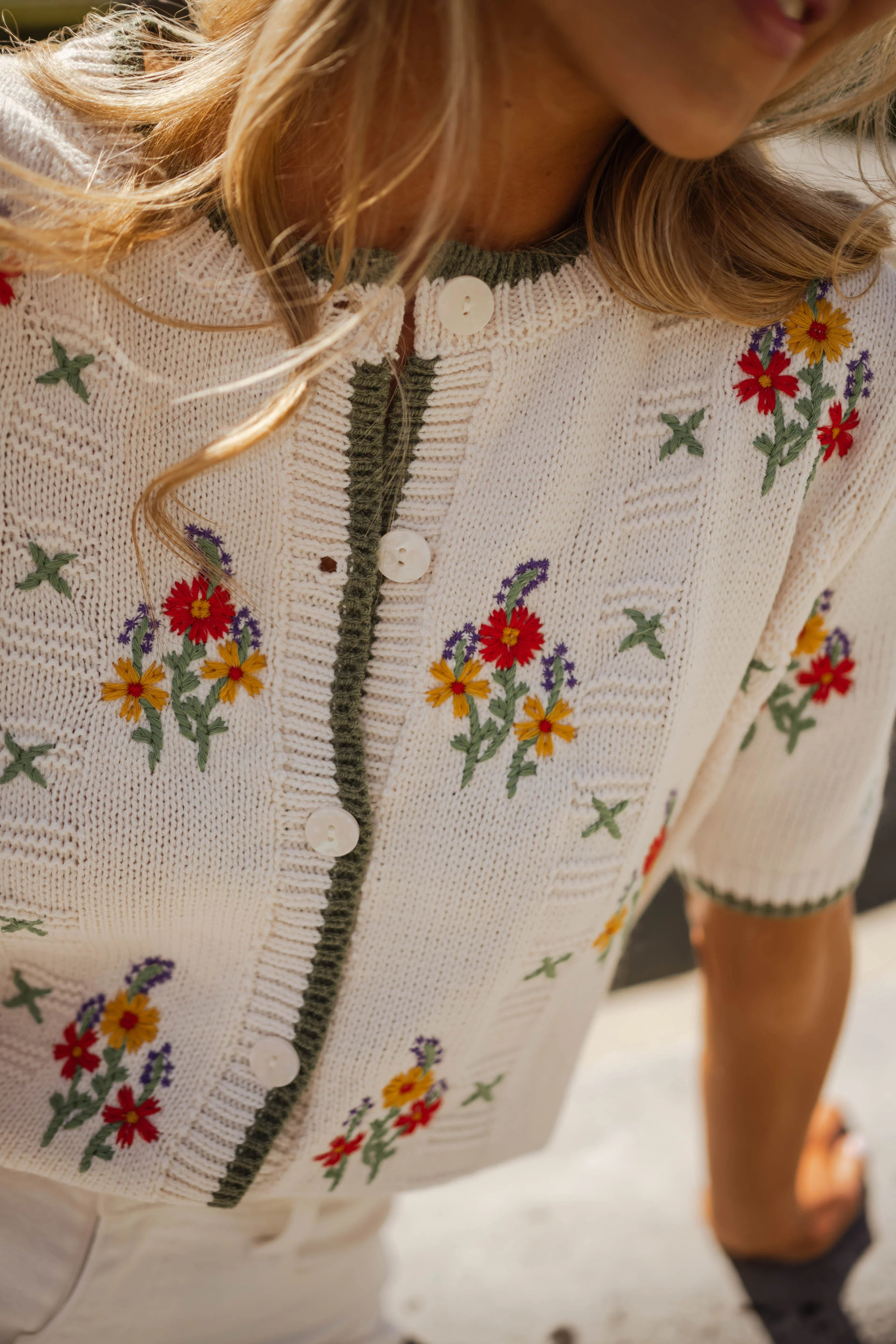 Pull Leila - à fleurs - Image 3