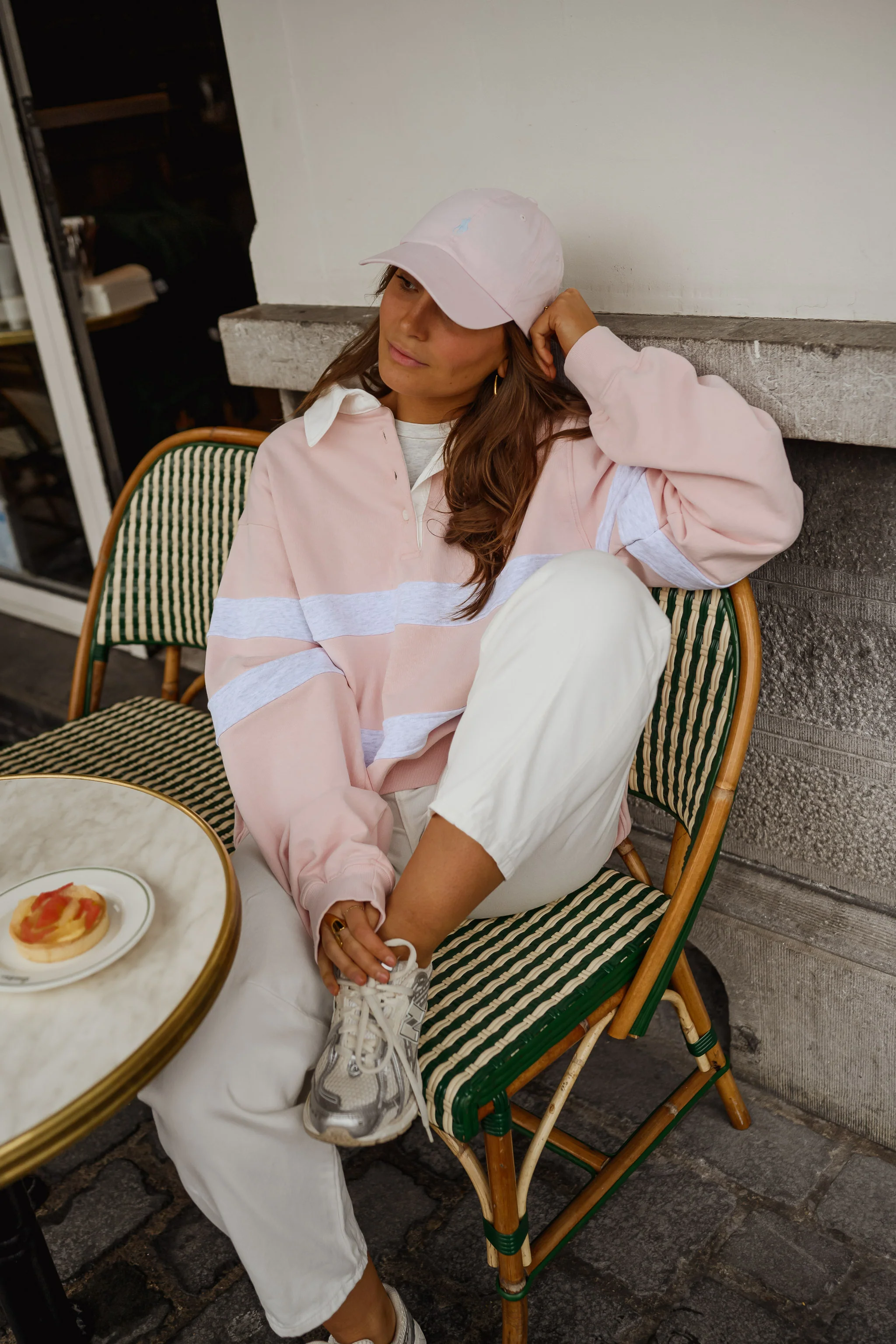 Pull Luna - rose et gris - Image 9