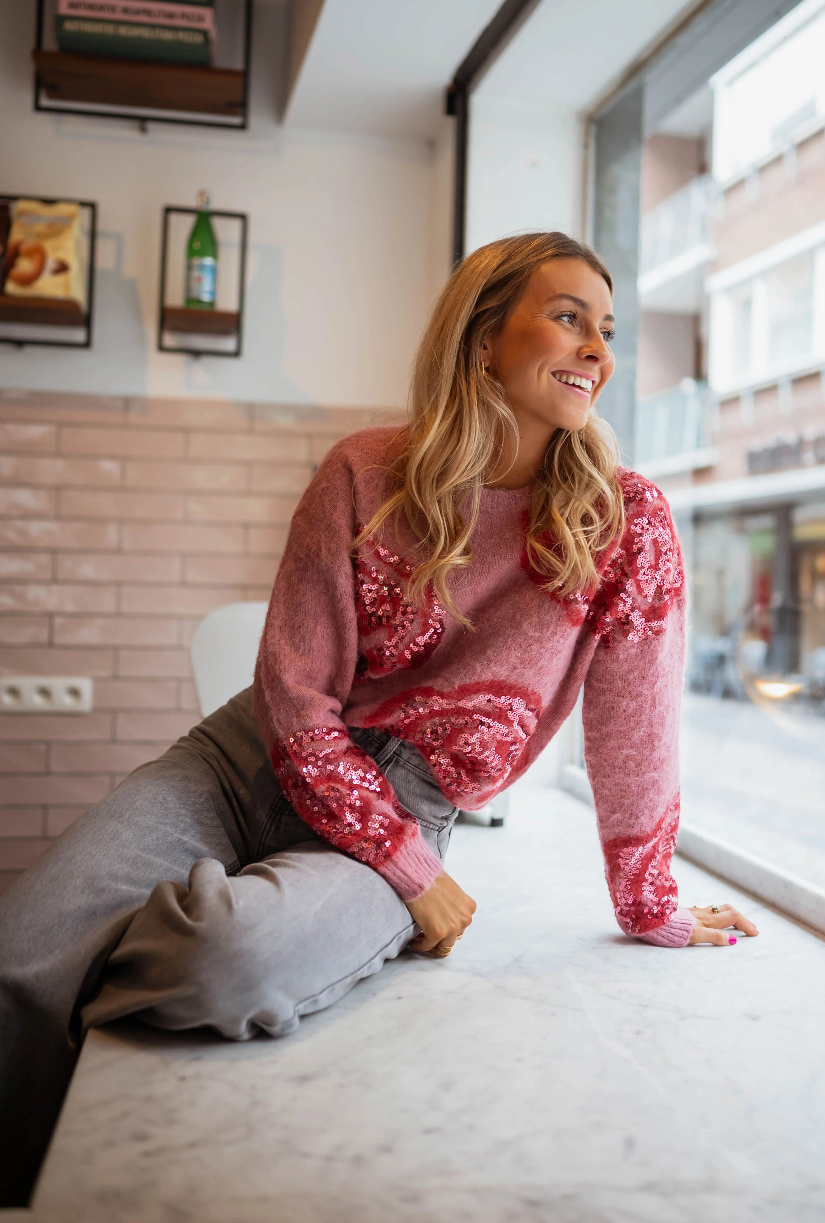 Pull Martie - framboise - Image 4