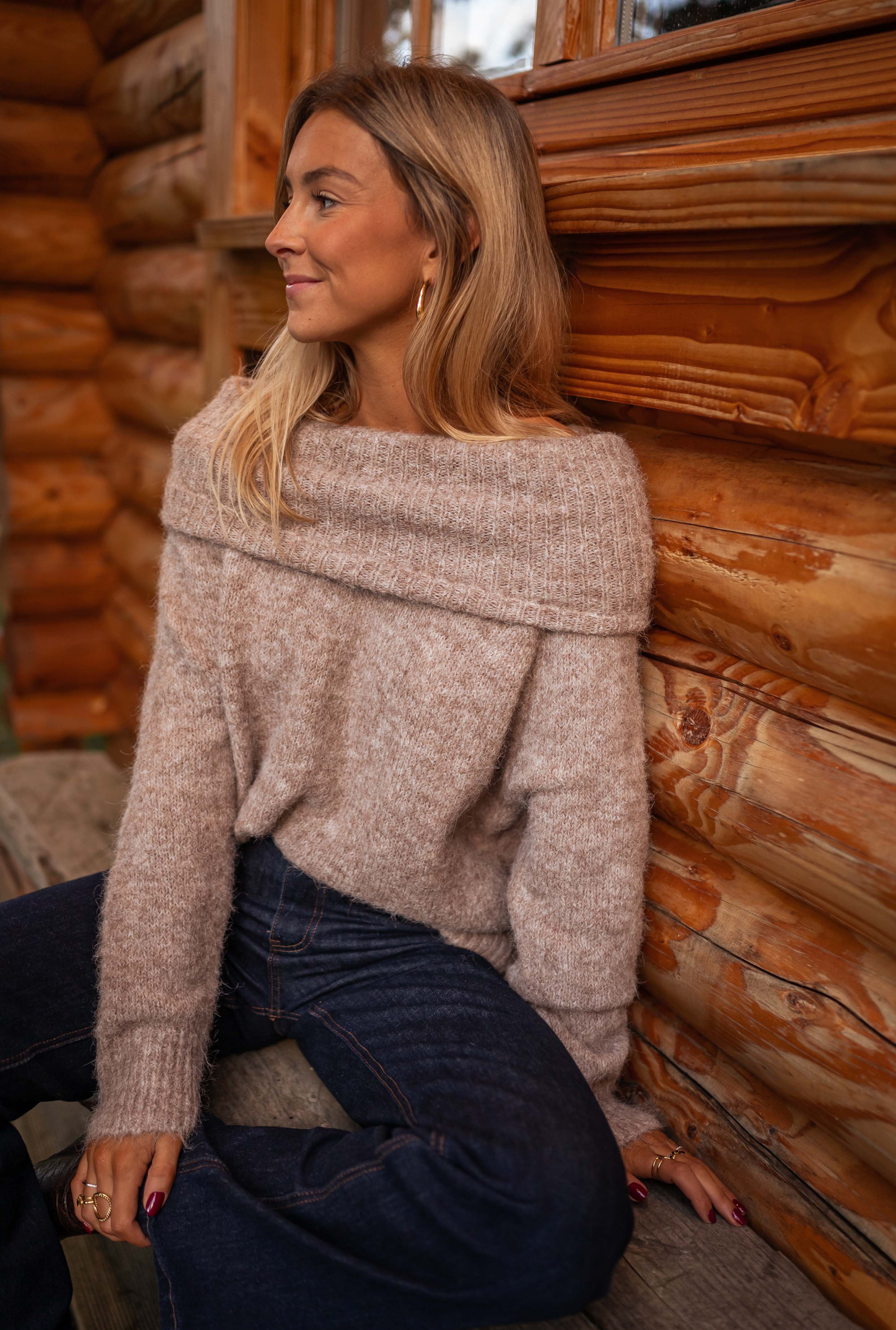 Pull Melan - taupe - Image 5