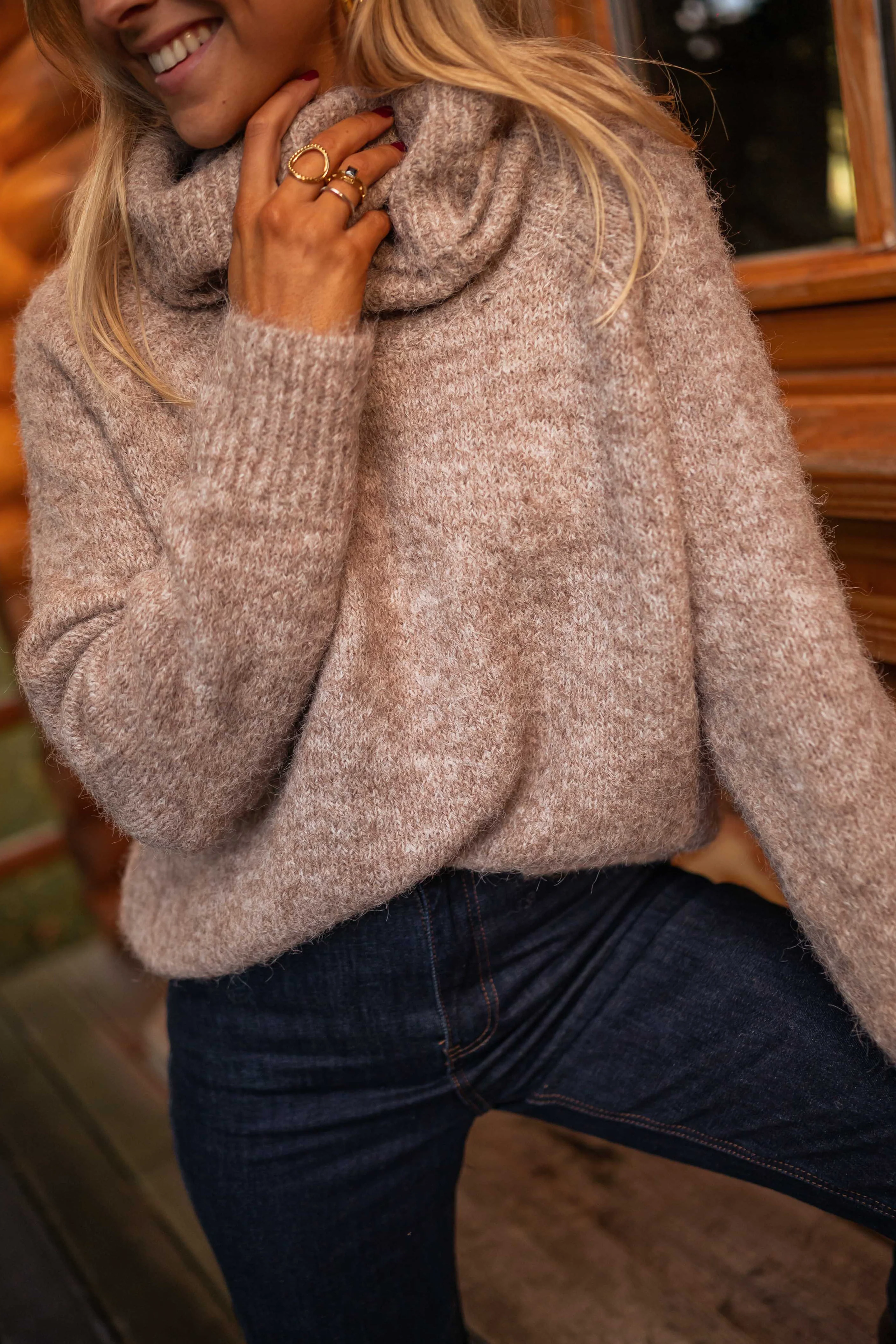 Pull Melan - taupe - Image 9