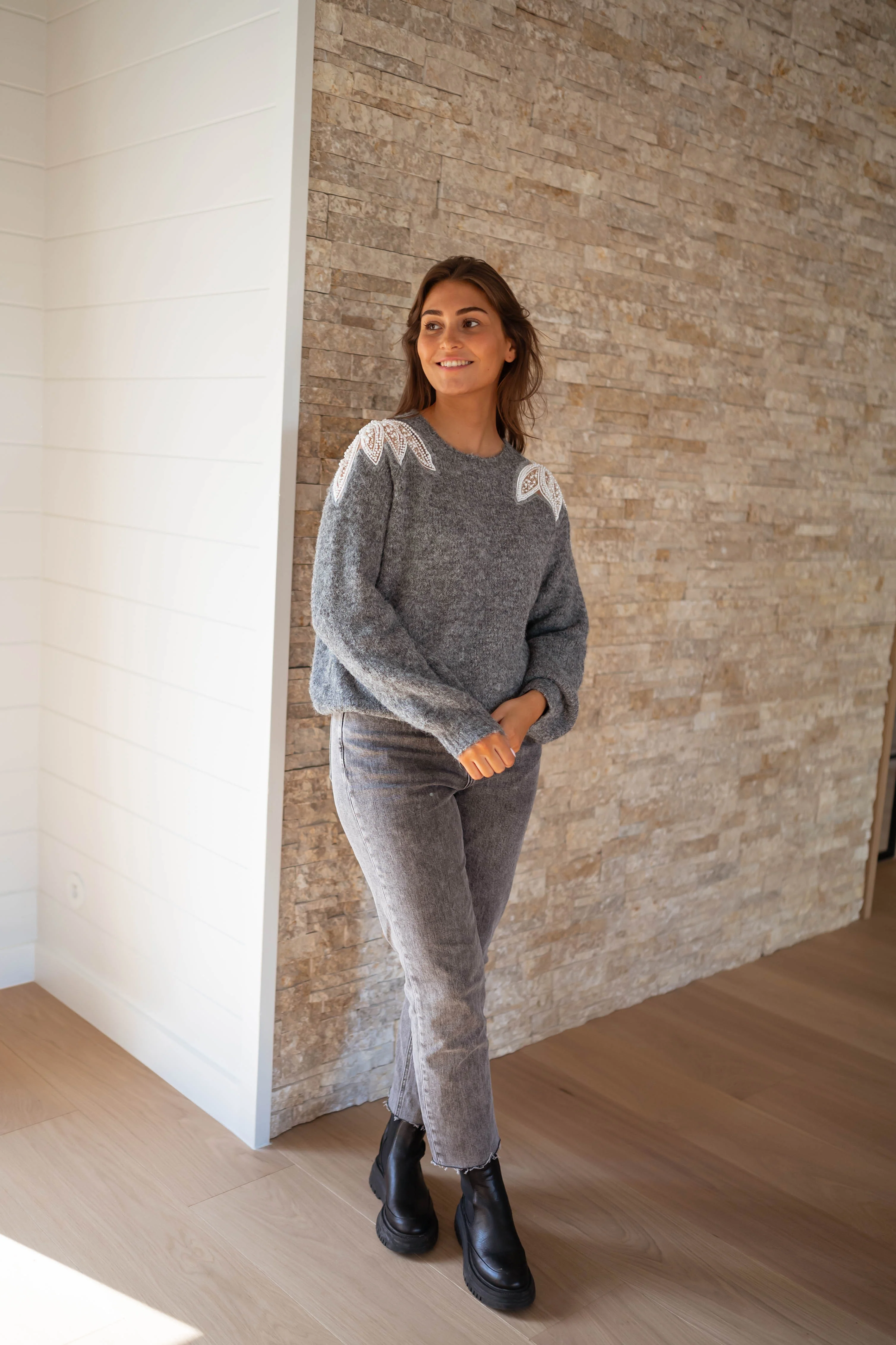 Pull Orea - gris - Image 8