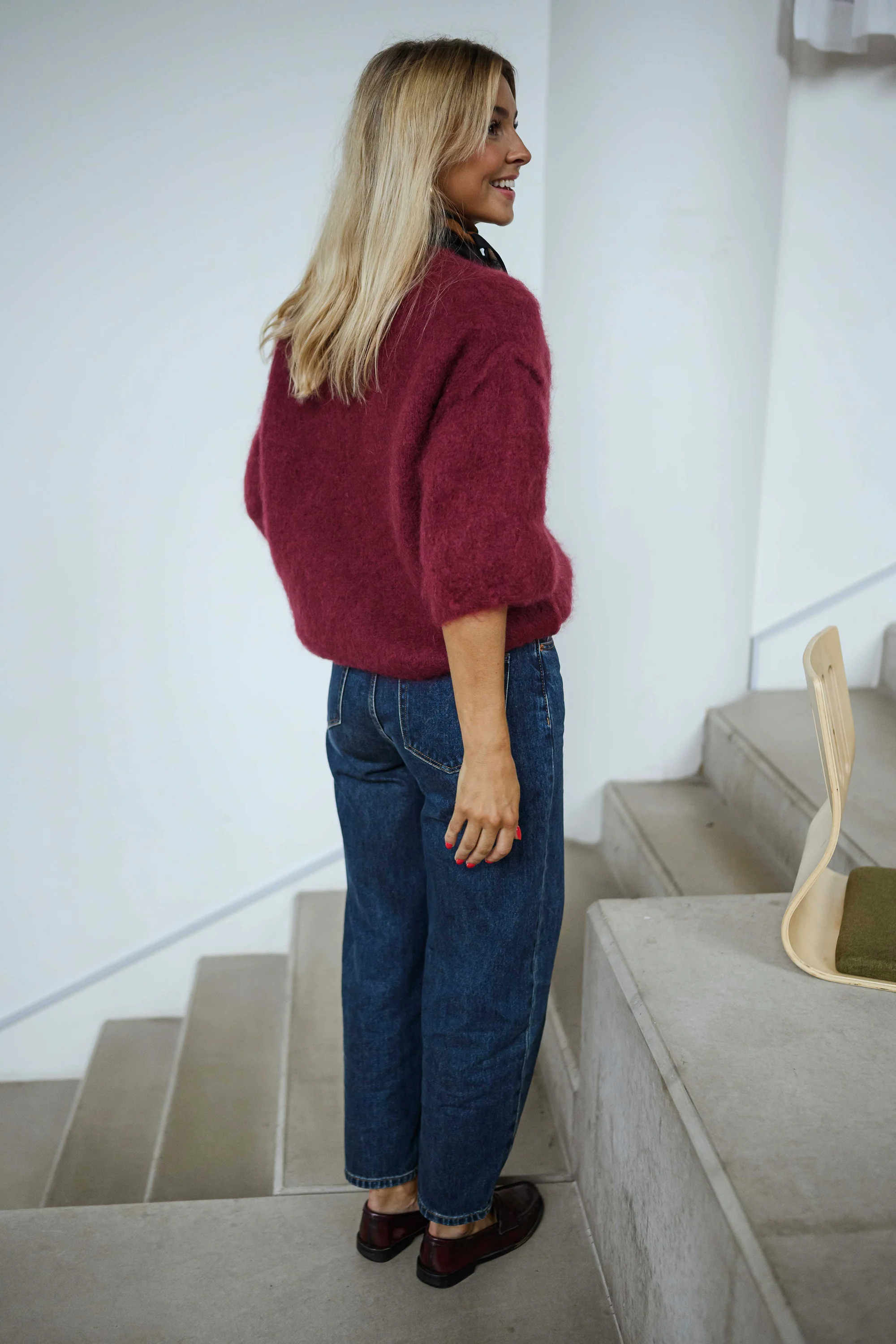 Pull Samia - bordeaux - Image 4