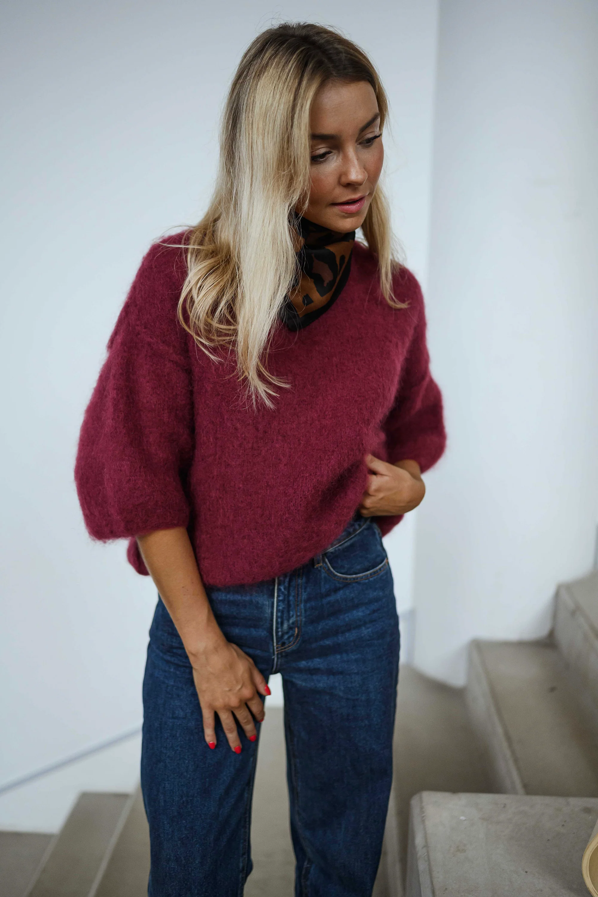 Pull Samia - bordeaux - Image 6