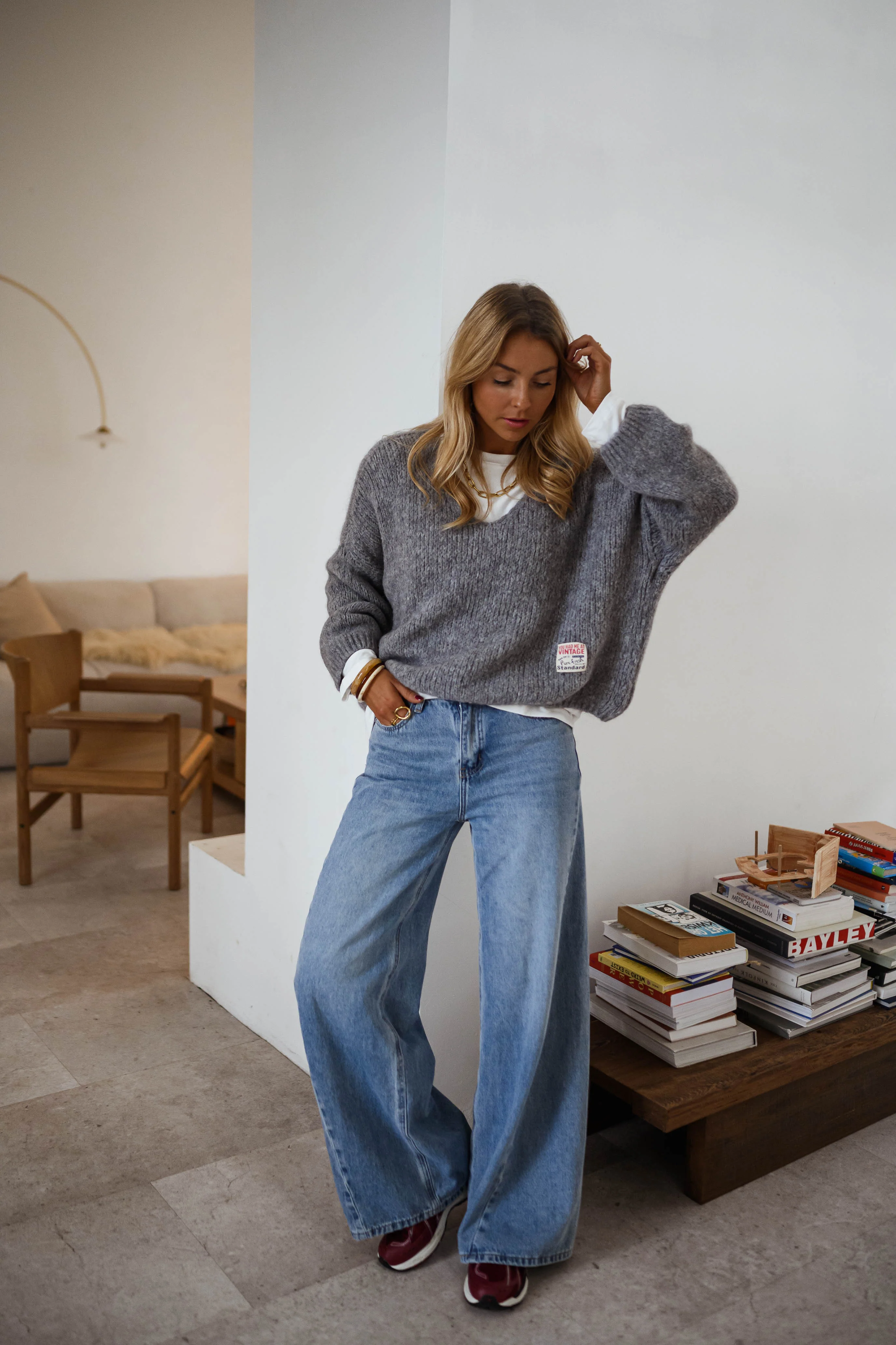 Pull Sassi - gris - Image 2