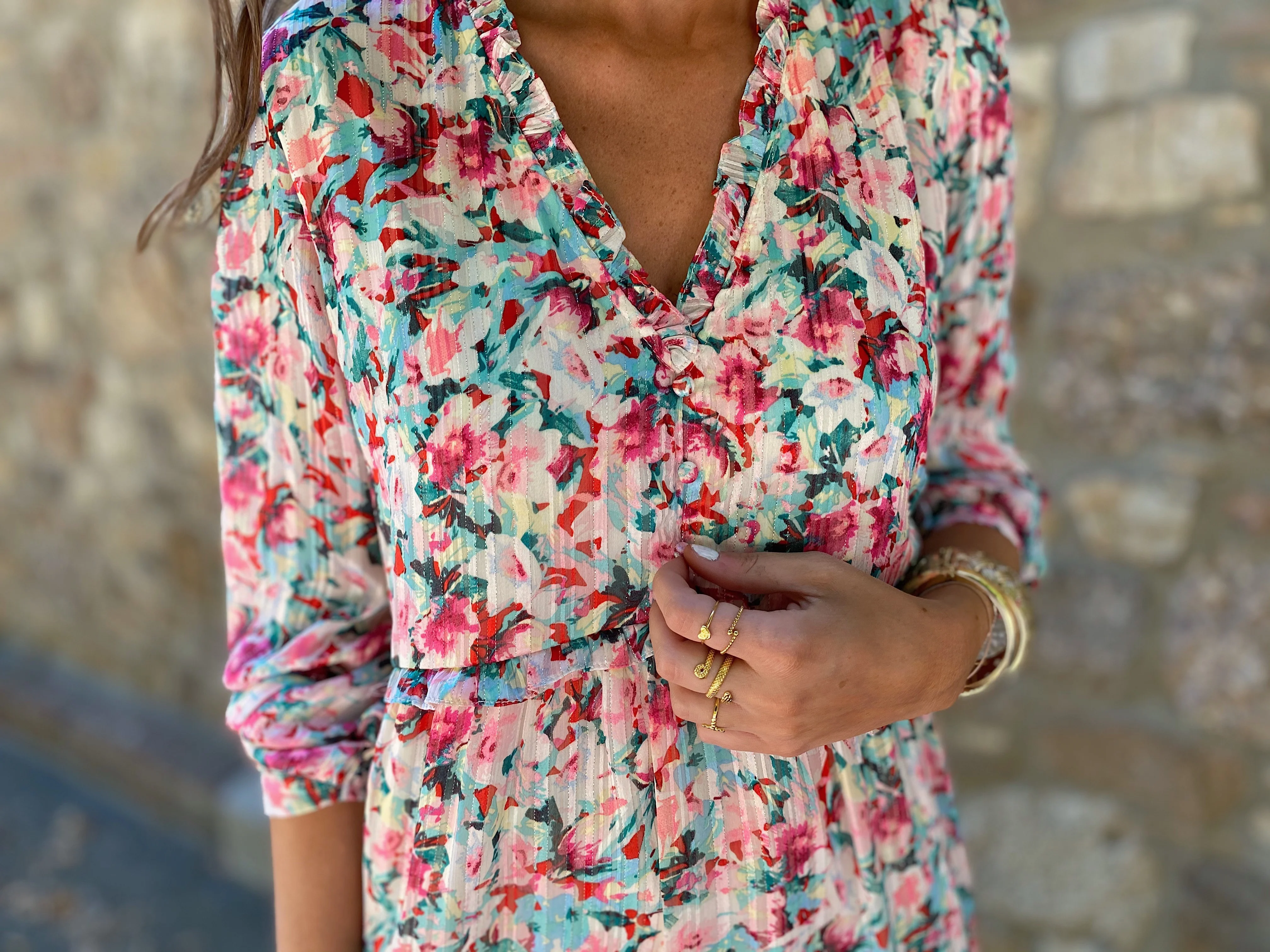 Robe Aliza - à fleurs - Image 8