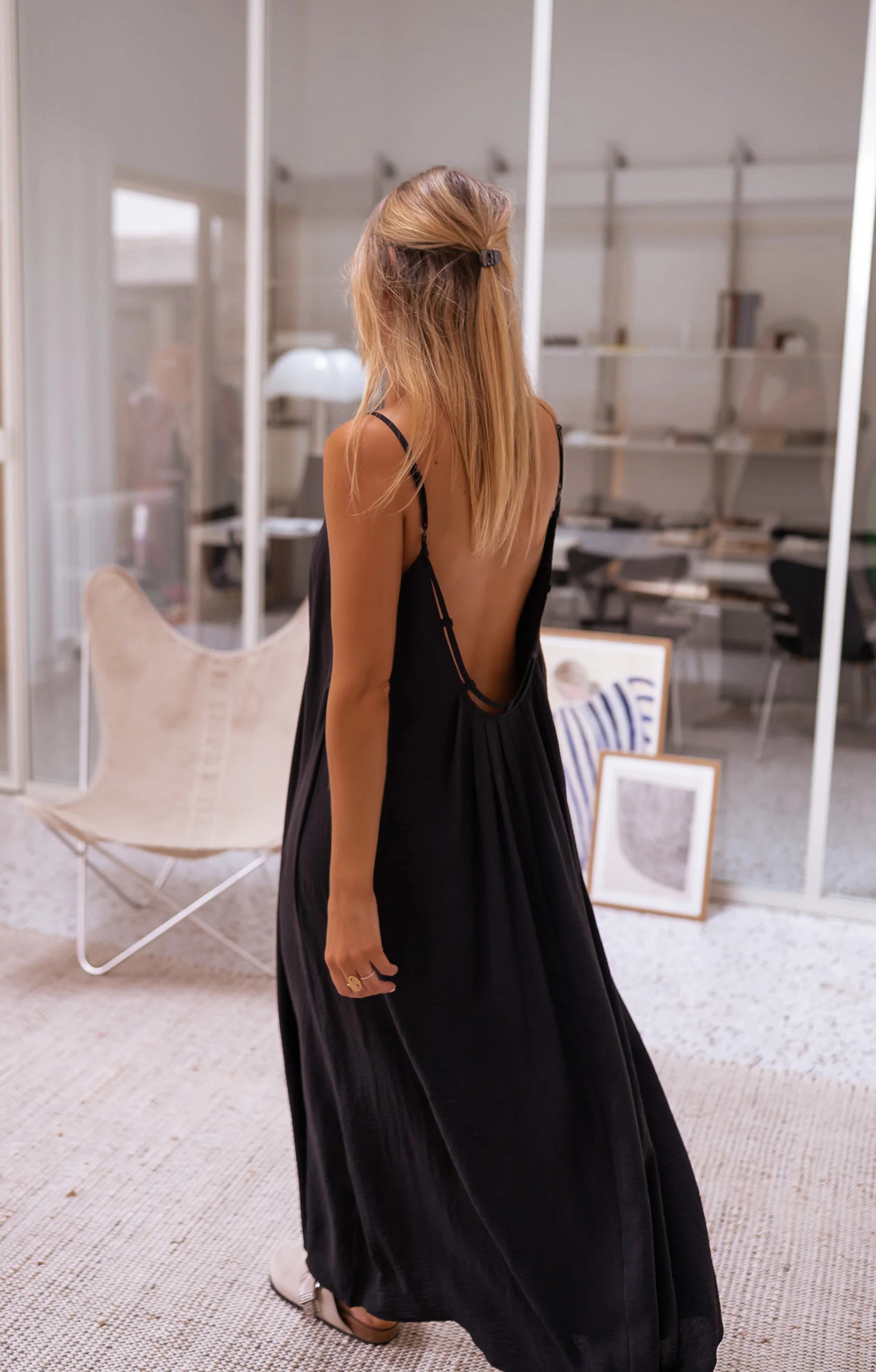 Robe Daphné - noire - Image 7