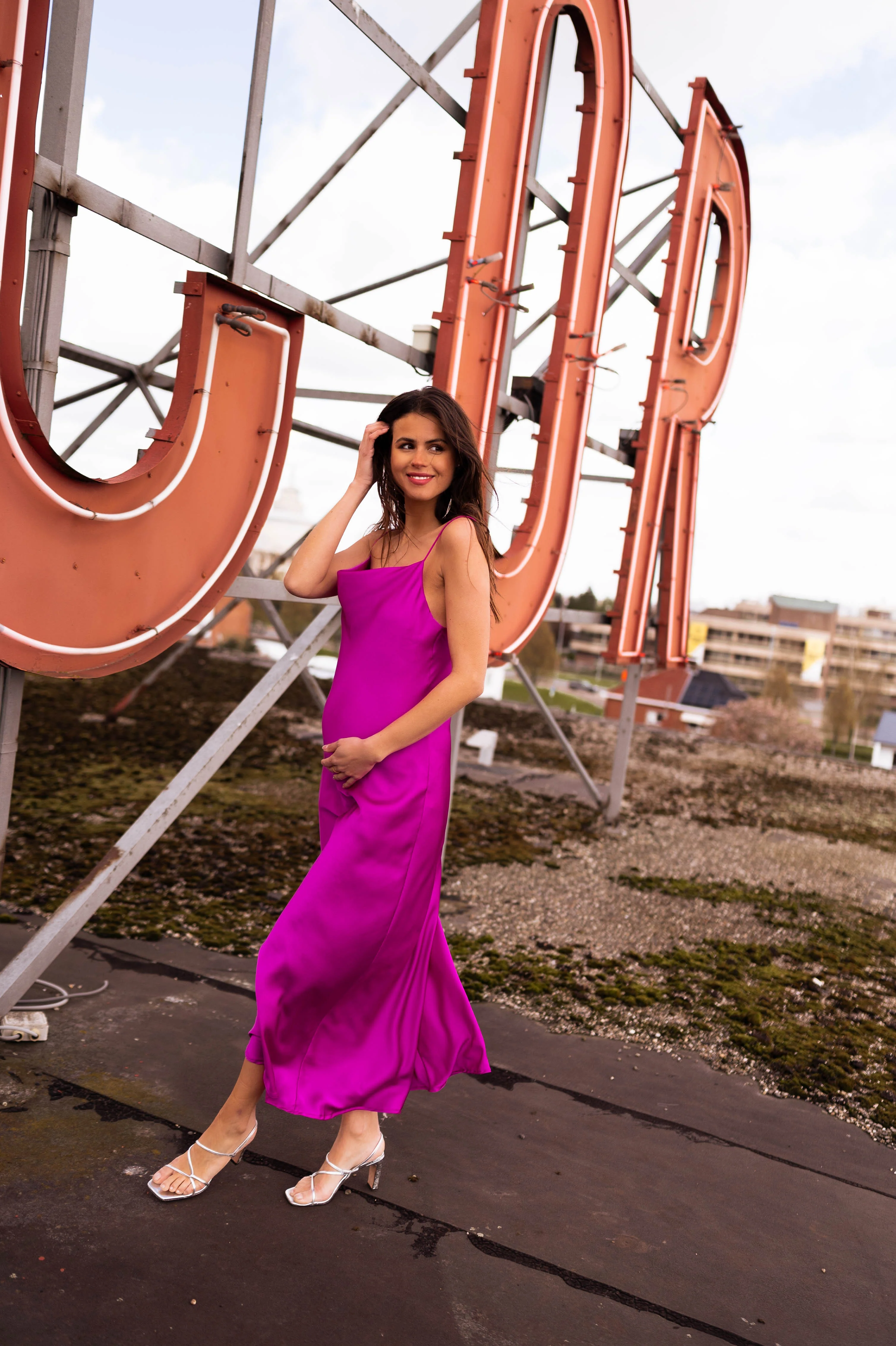 Robe Delly - violet - Image 8