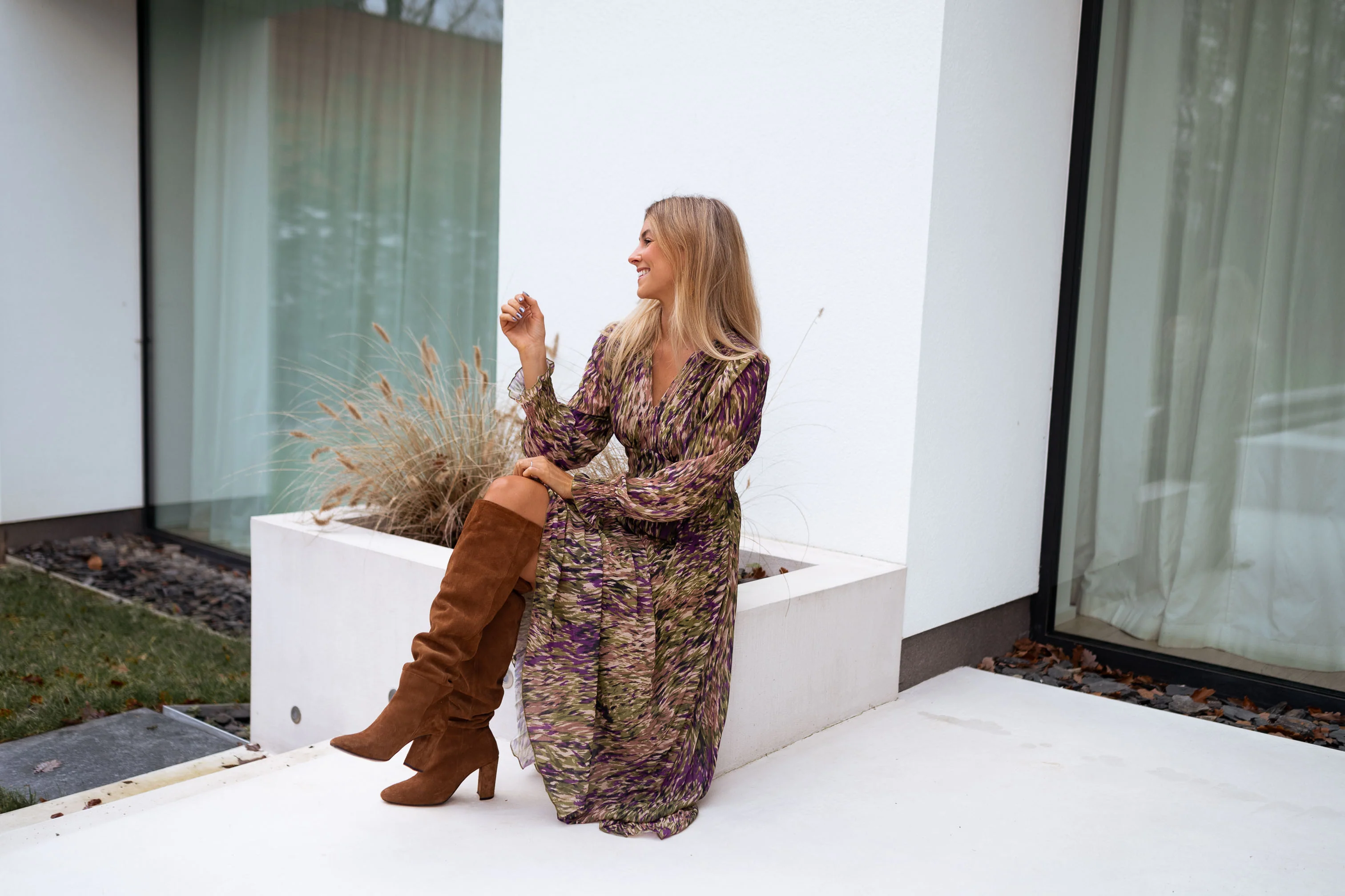 Robe Dola - verte à motifs - Image 11