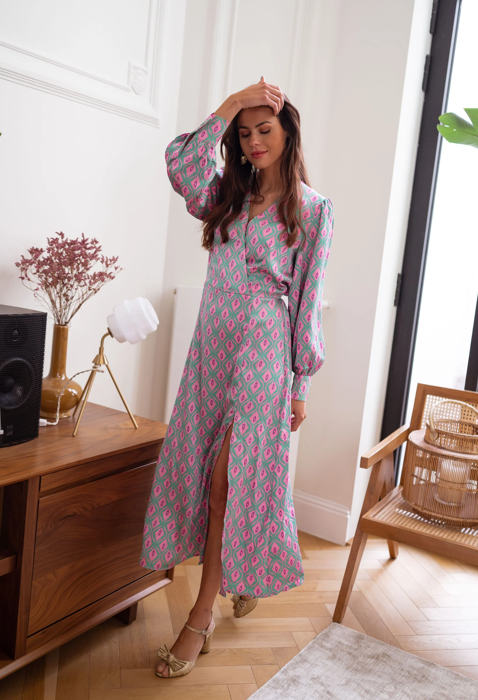 Robe Siam longue - à motifs - Image 9