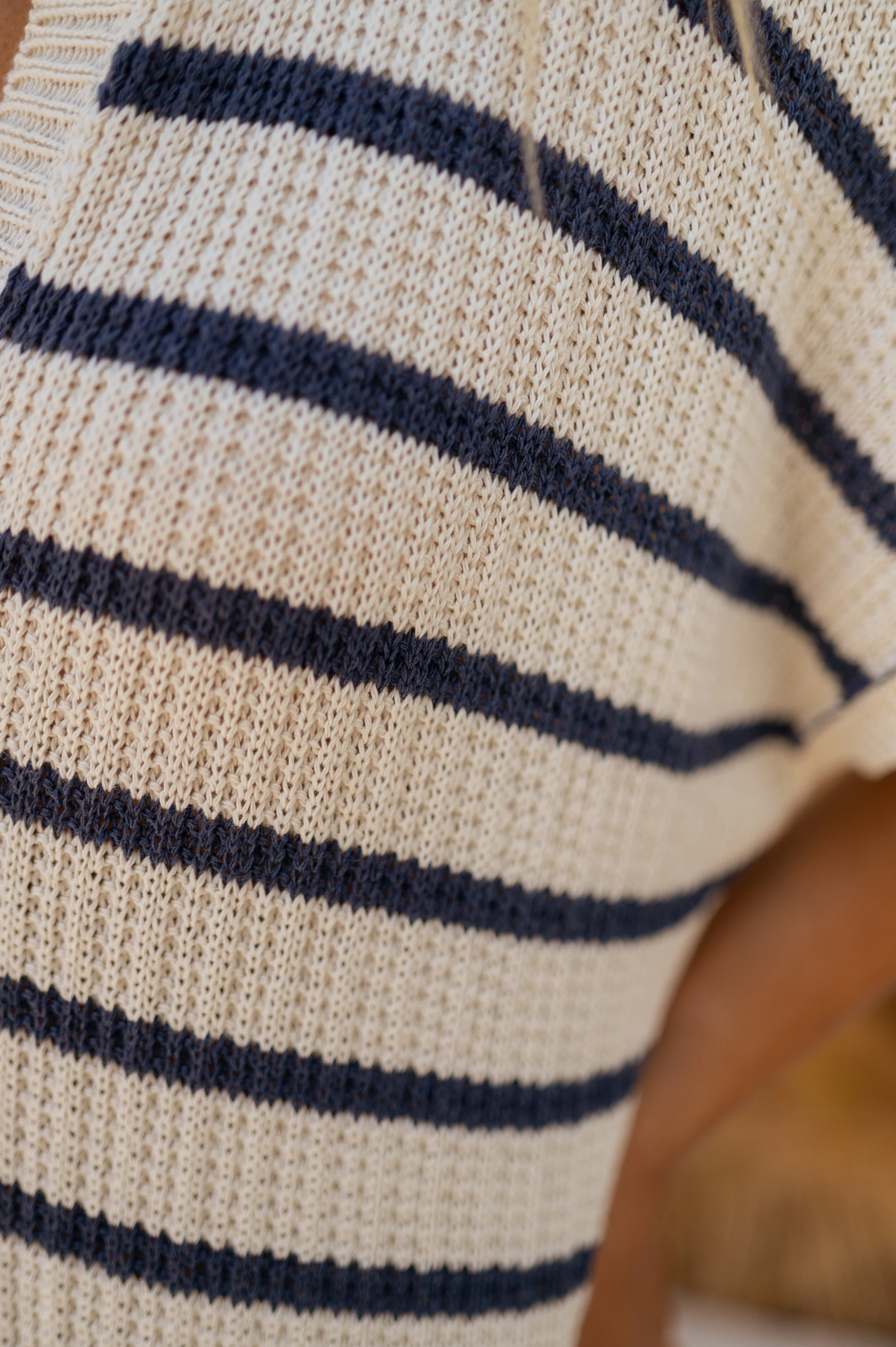 Robe Soam - à lignes bleues et écrues - Image 10