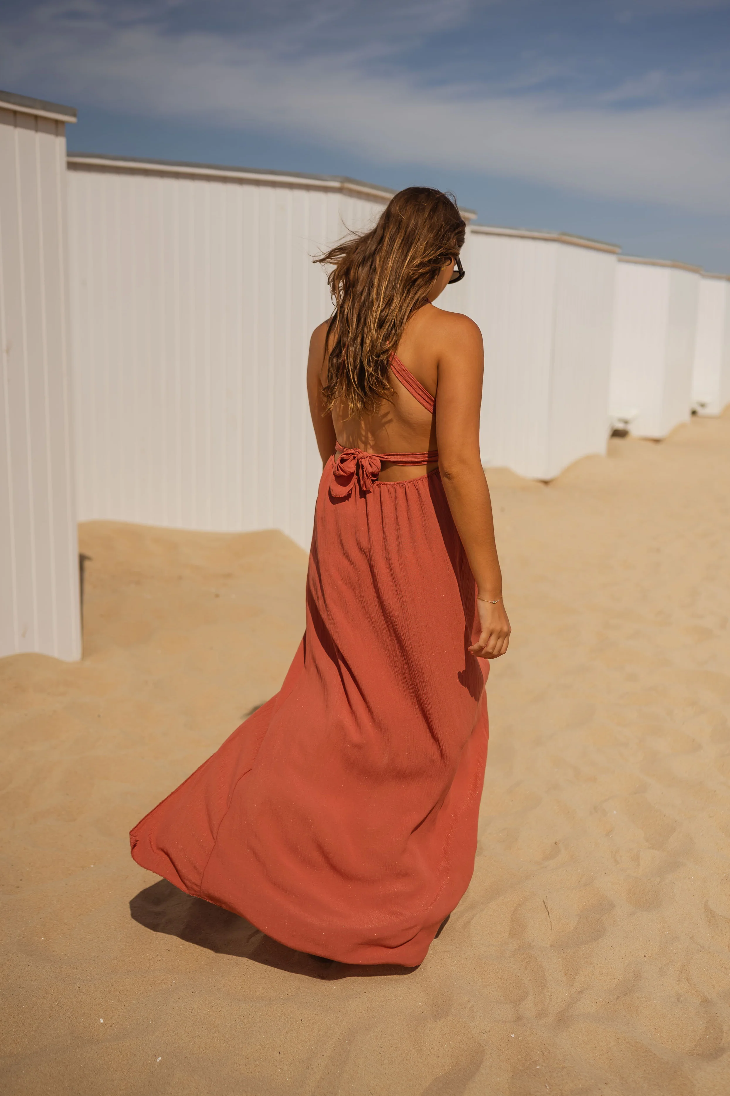 Robe Ysé - terracotta - Image 10
