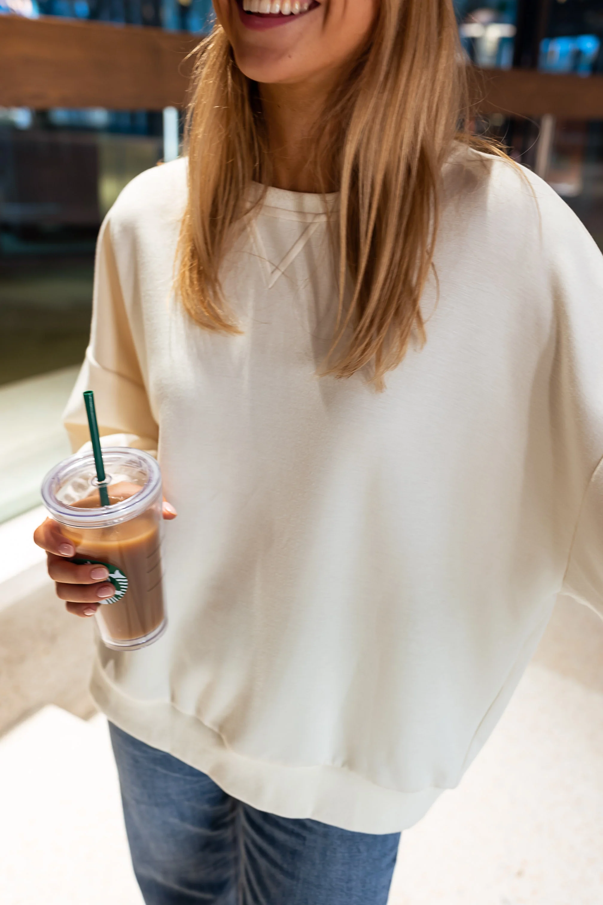 Sweat Galou - écru à écritures - Image 12