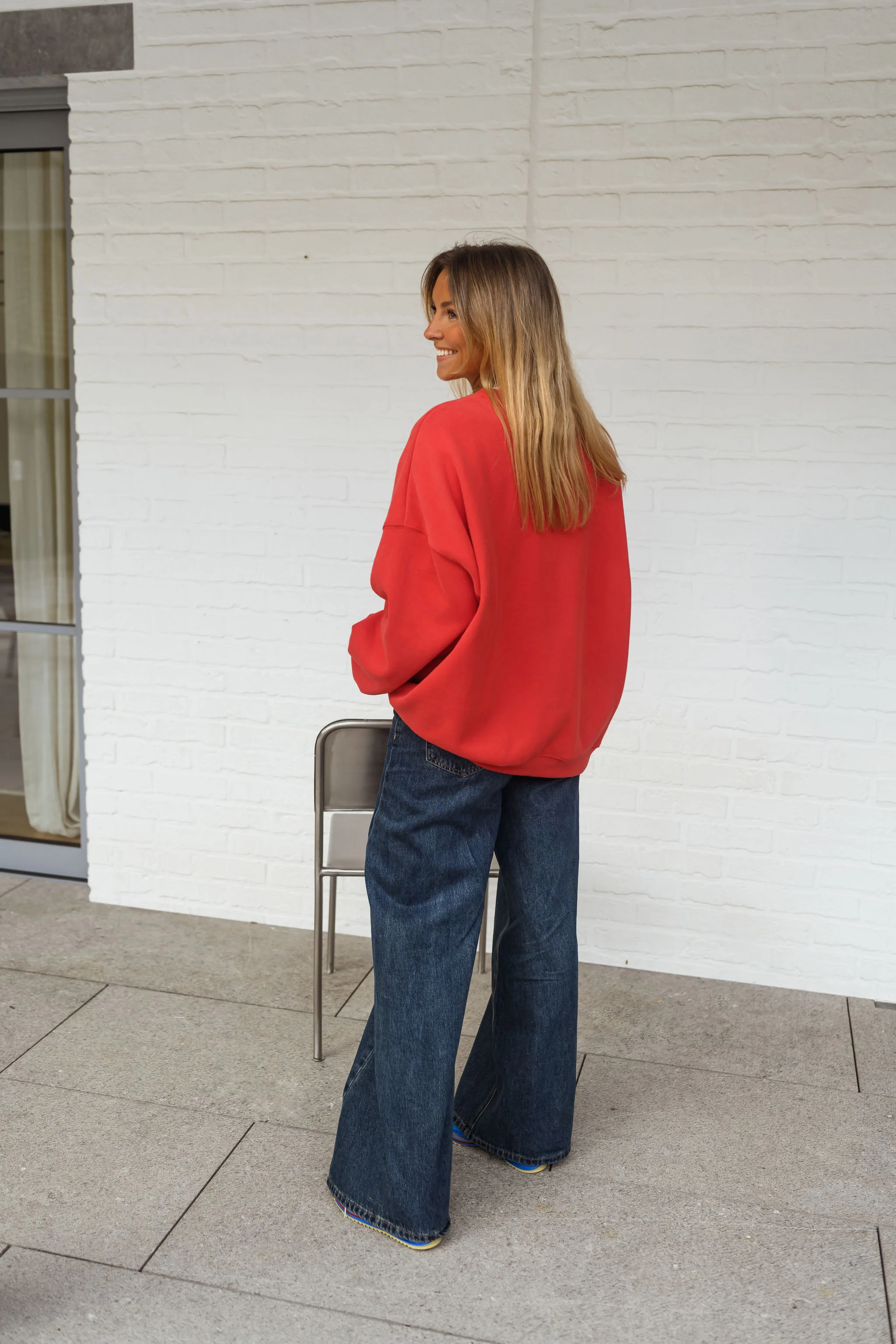 Sweat Marjo - rouge - Image 11
