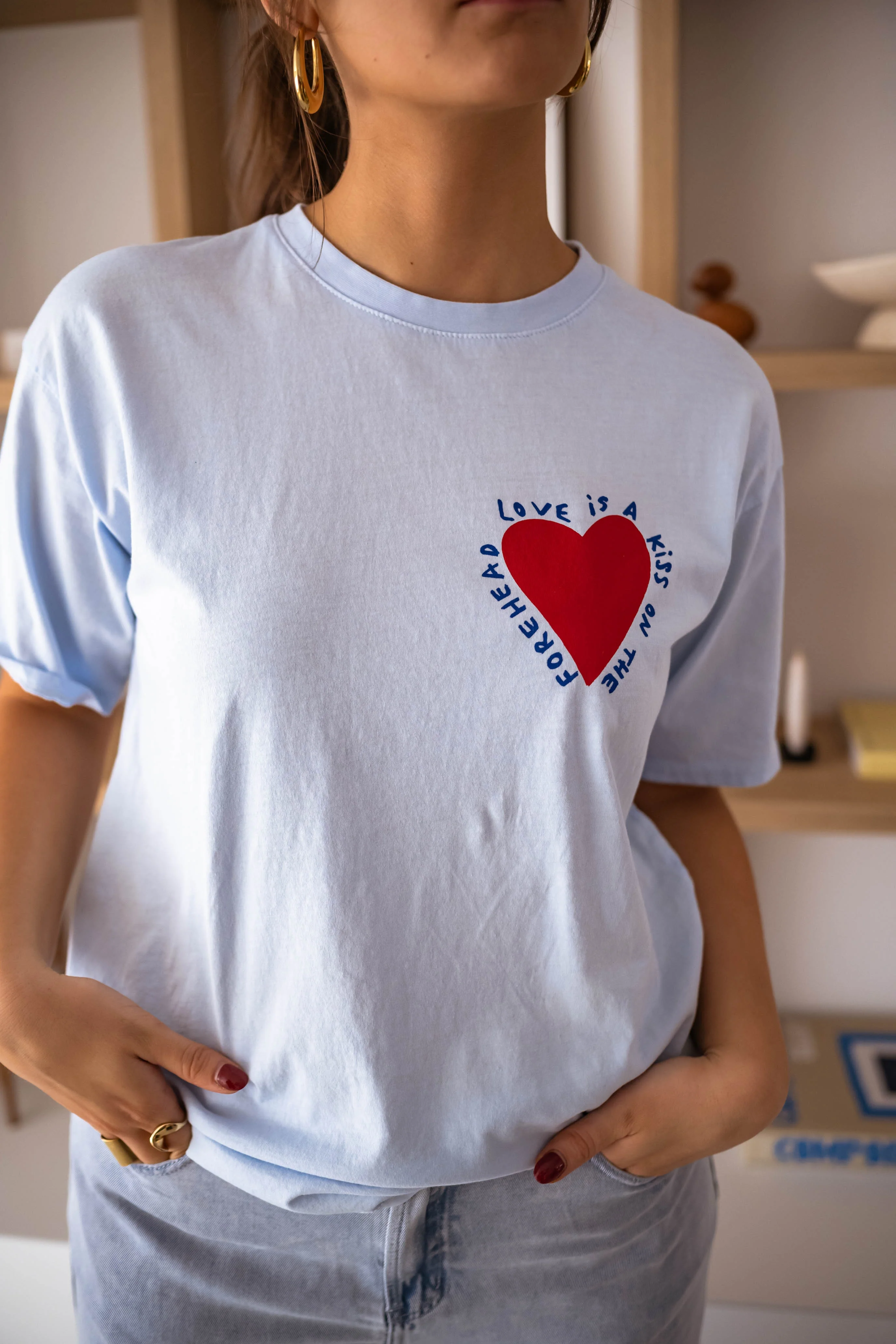 T-shirt Mona - bleu ciel - Image 5