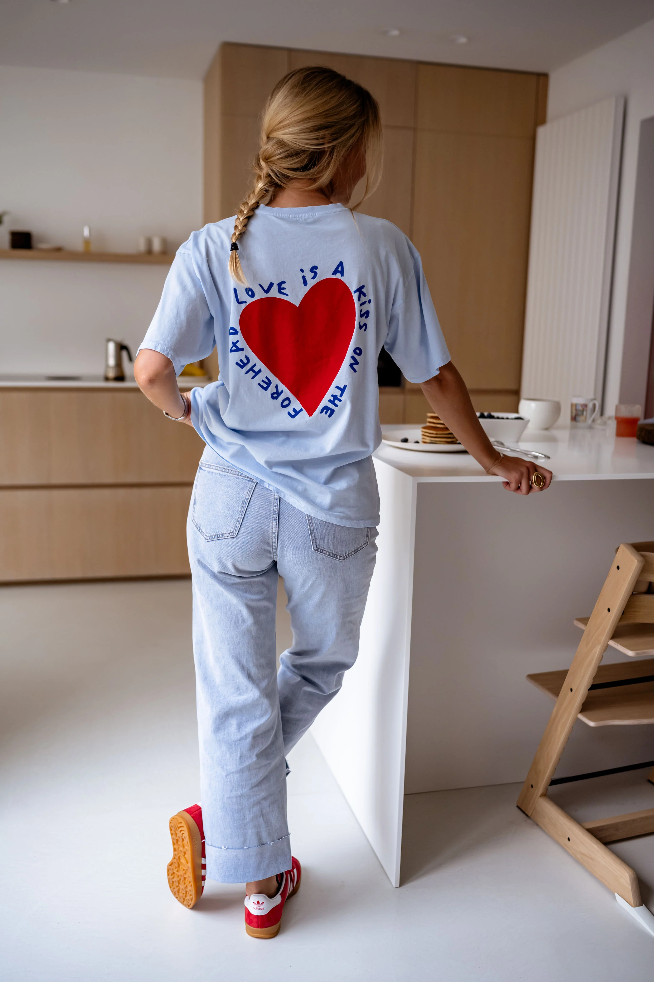 T-shirt Mona - bleu ciel - Image 7