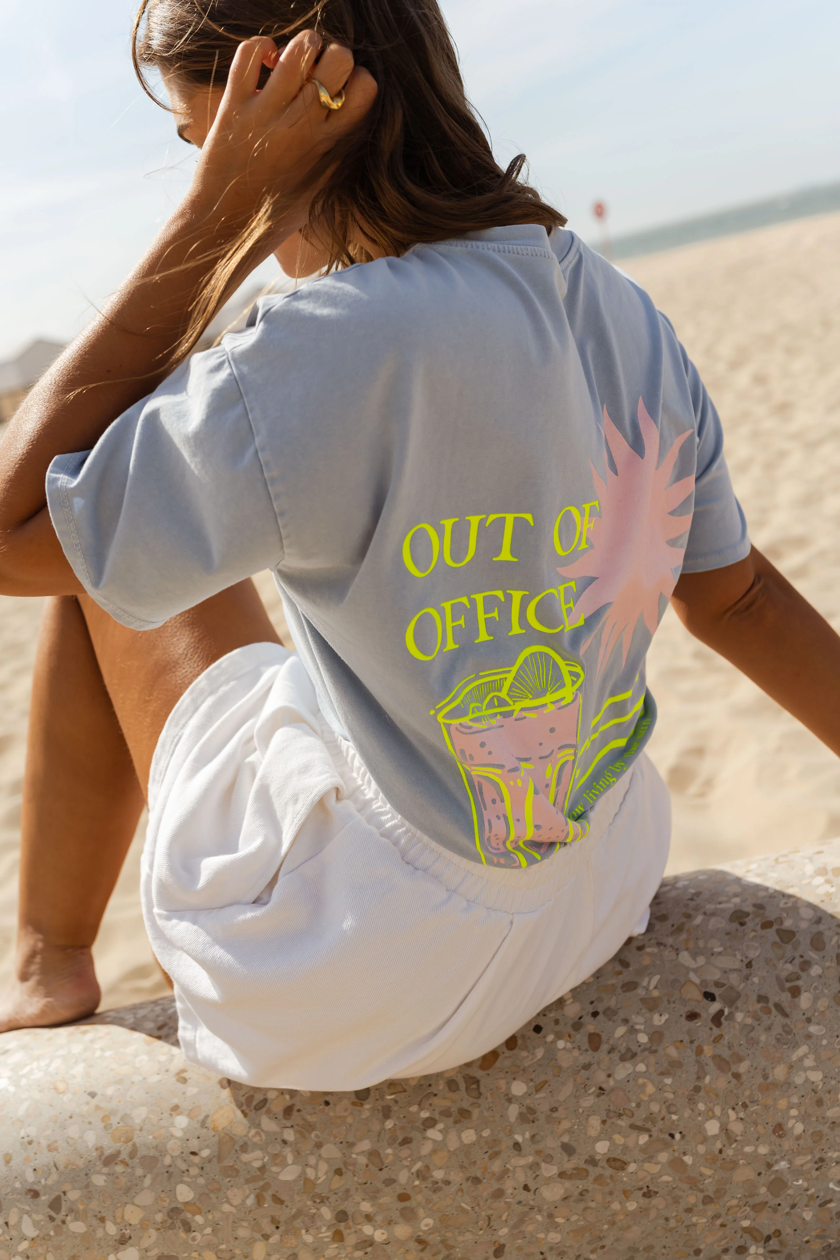 T-shirt Office - bleu - Image 7