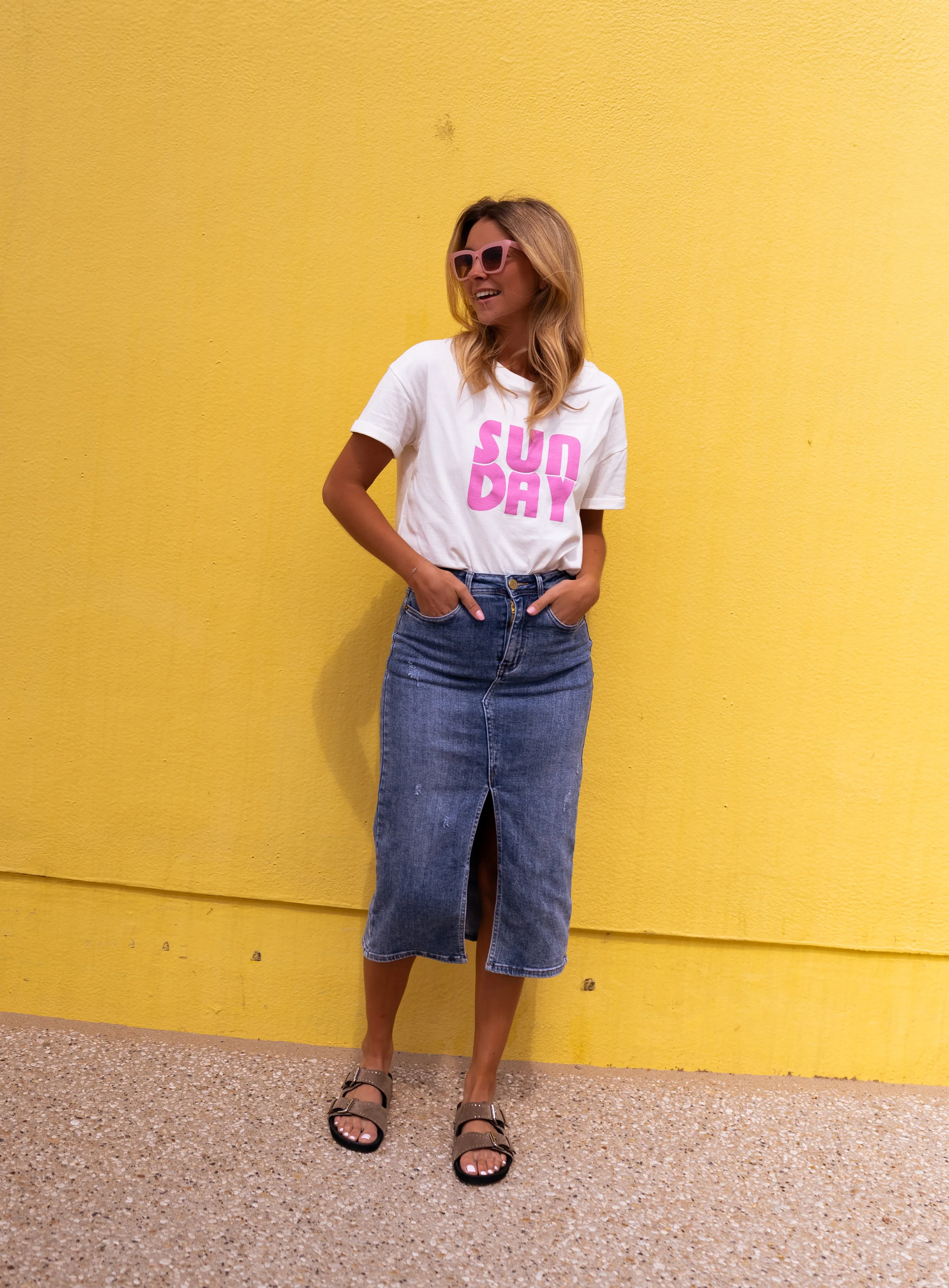 T-shirt Sunday - blanc - Image 2