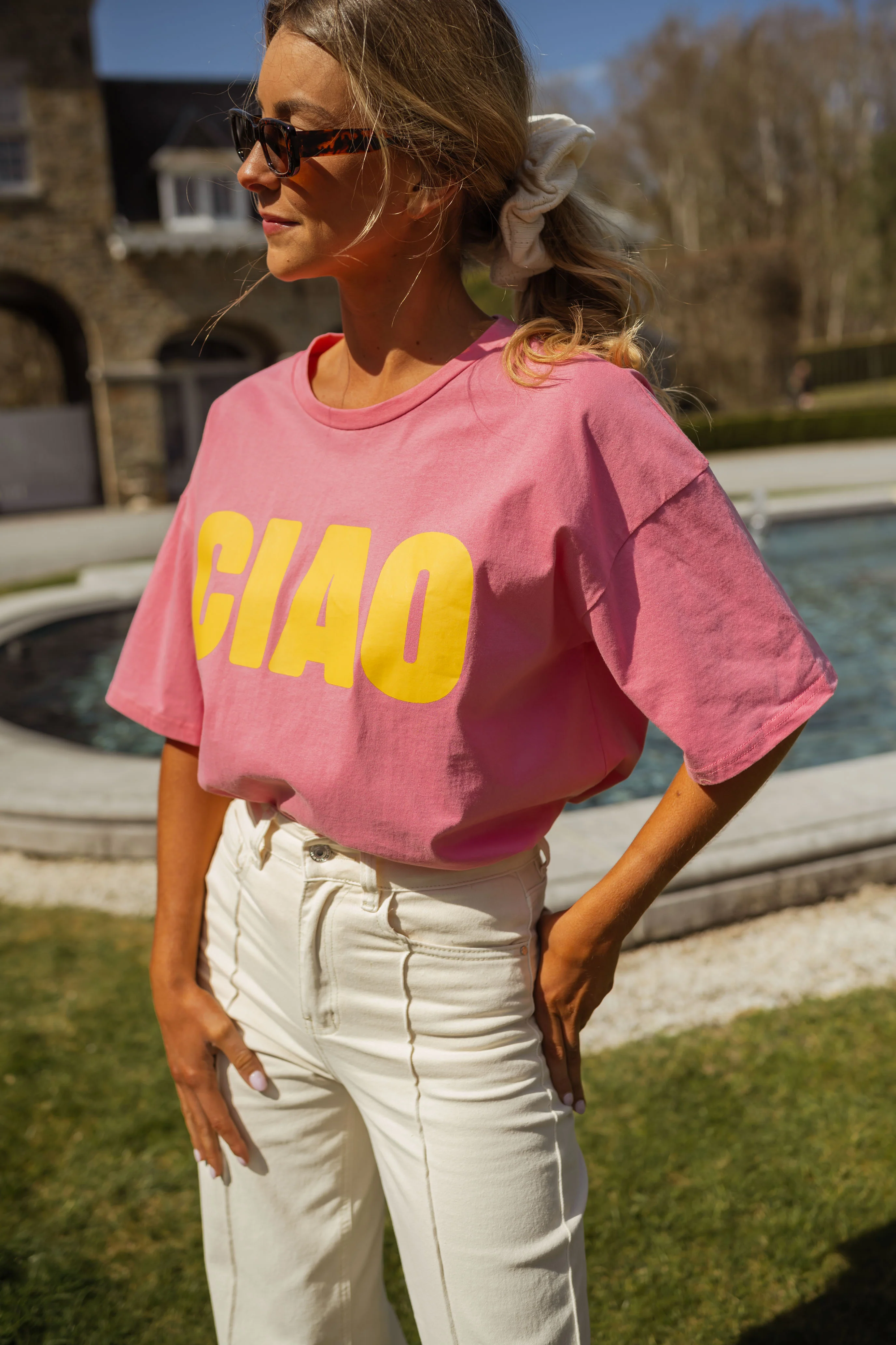 T-shirt Tiao - rose - Image 4