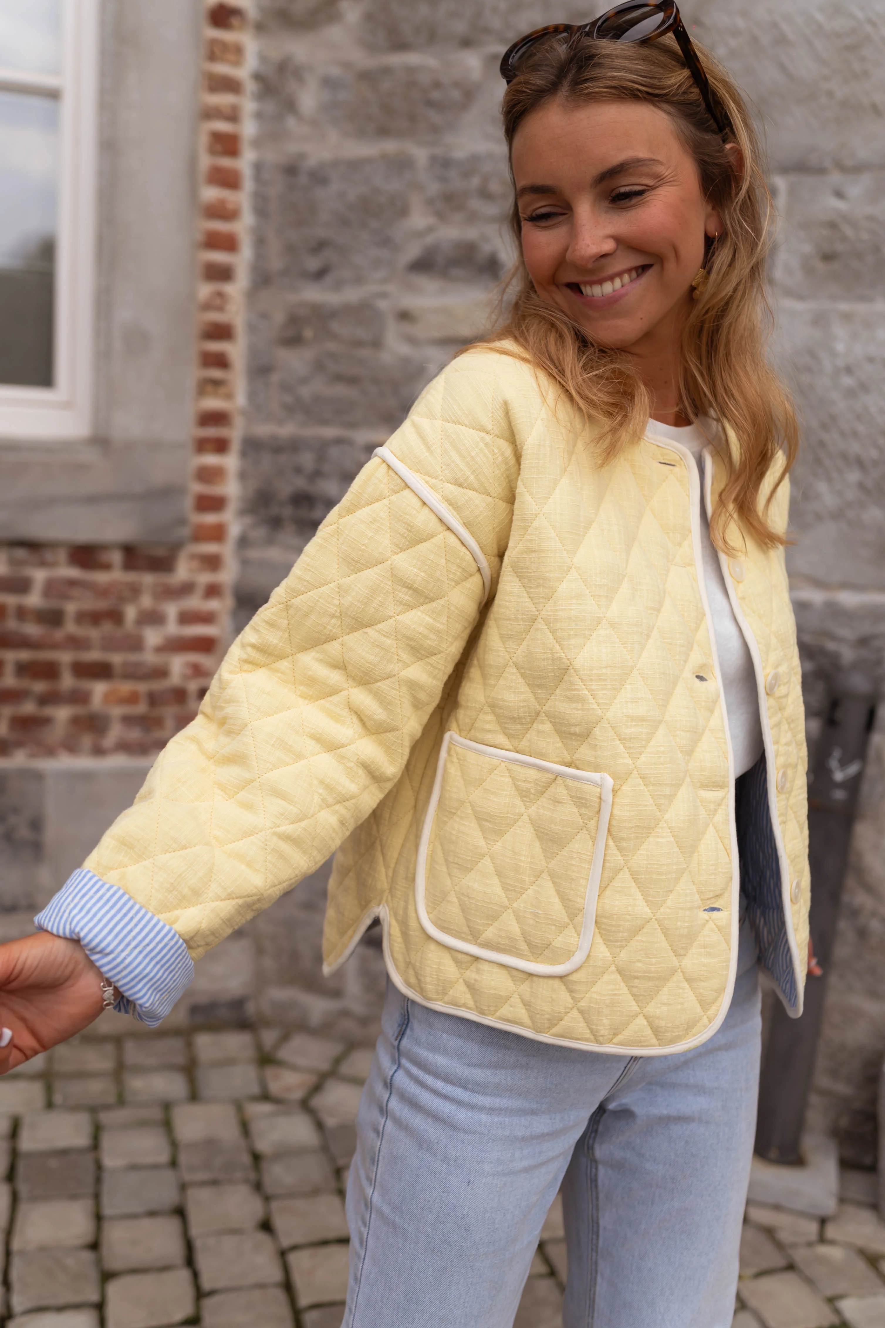 Veste Milaya - jaune pâle - Image 3
