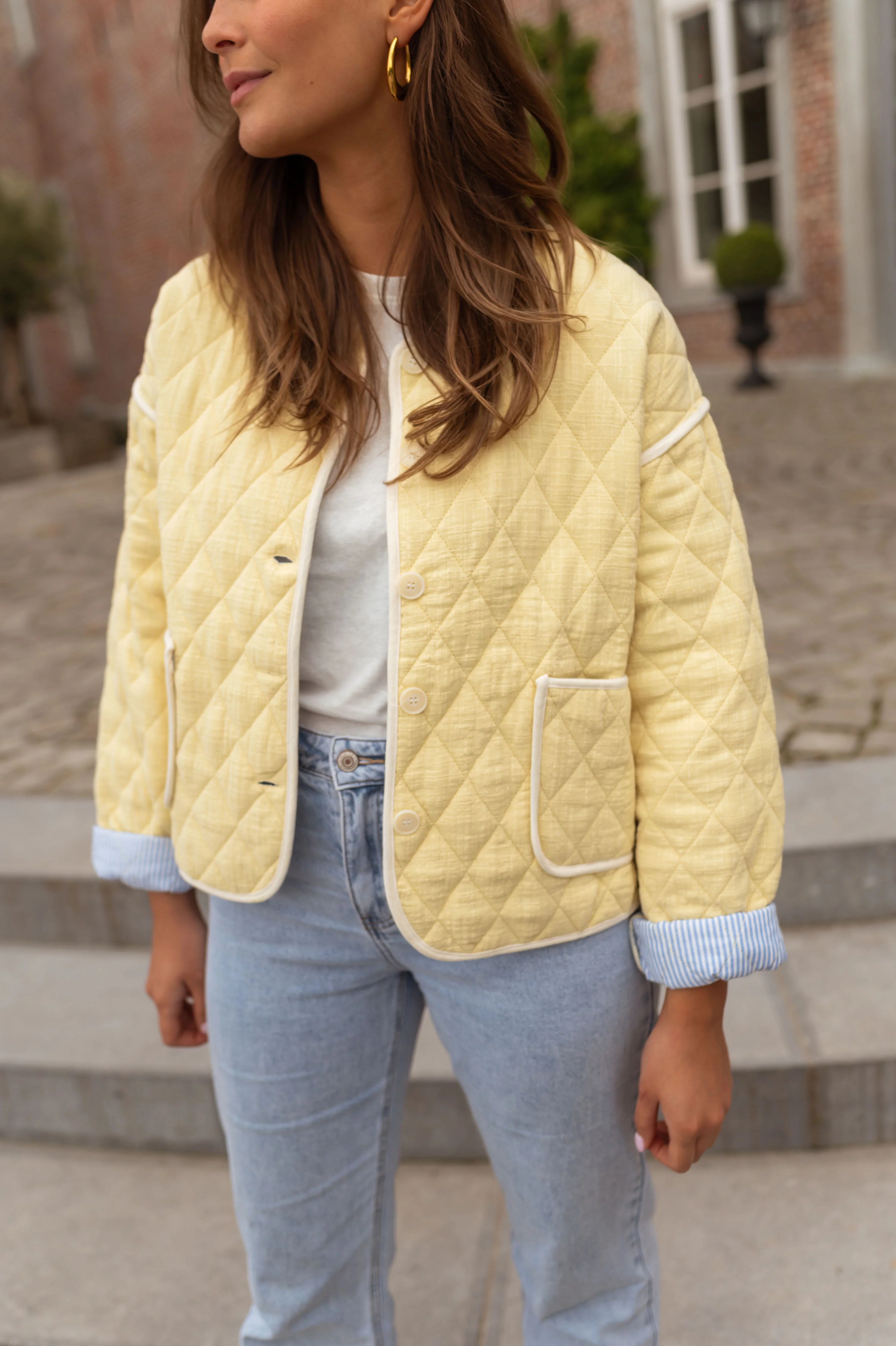 Veste Milaya - jaune pâle - Image 8